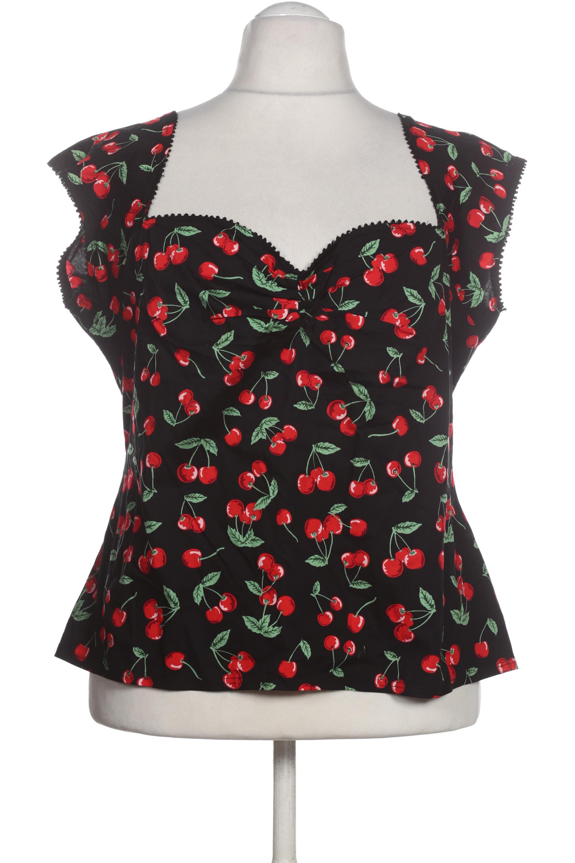 

Hell Bunny Damen Bluse, schwarz, Gr.