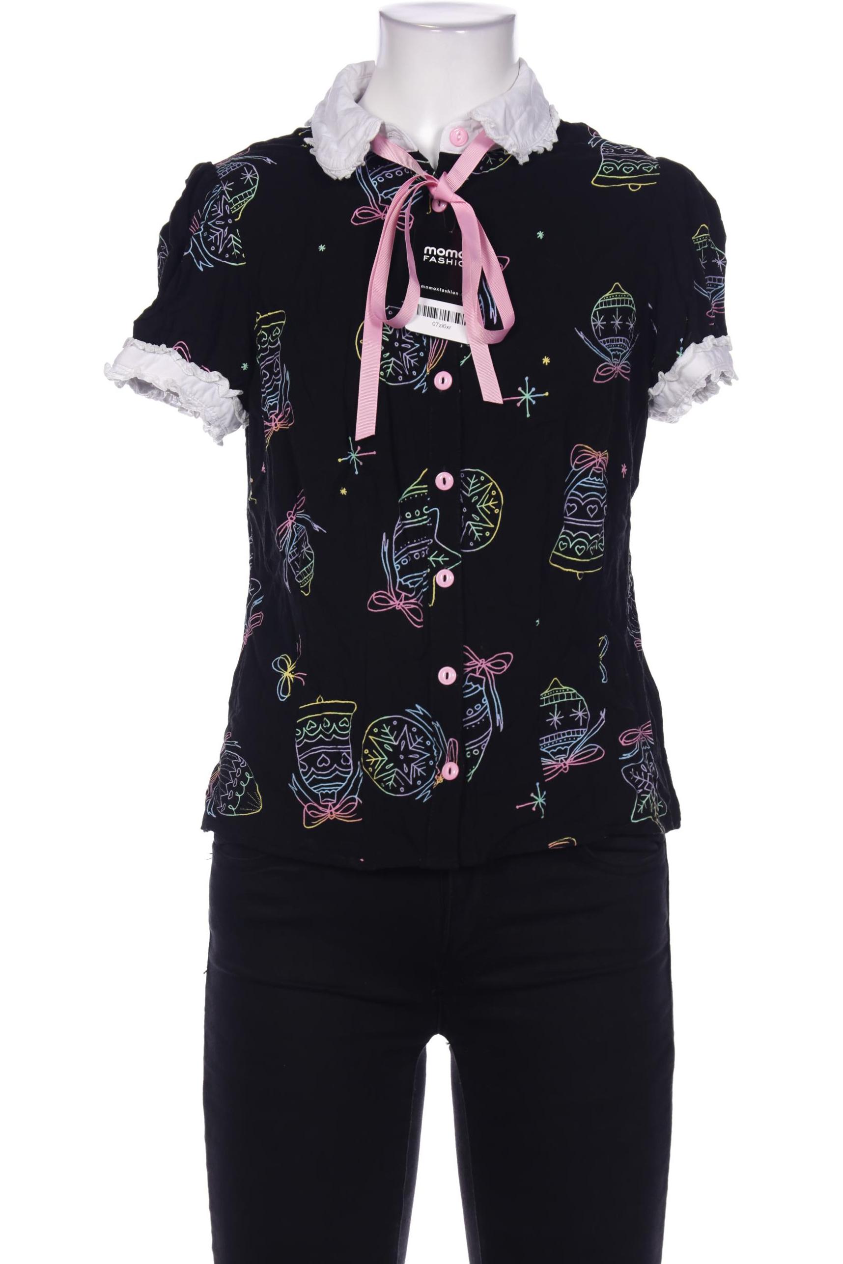 

Hell Bunny Damen Bluse, schwarz, Gr. 36
