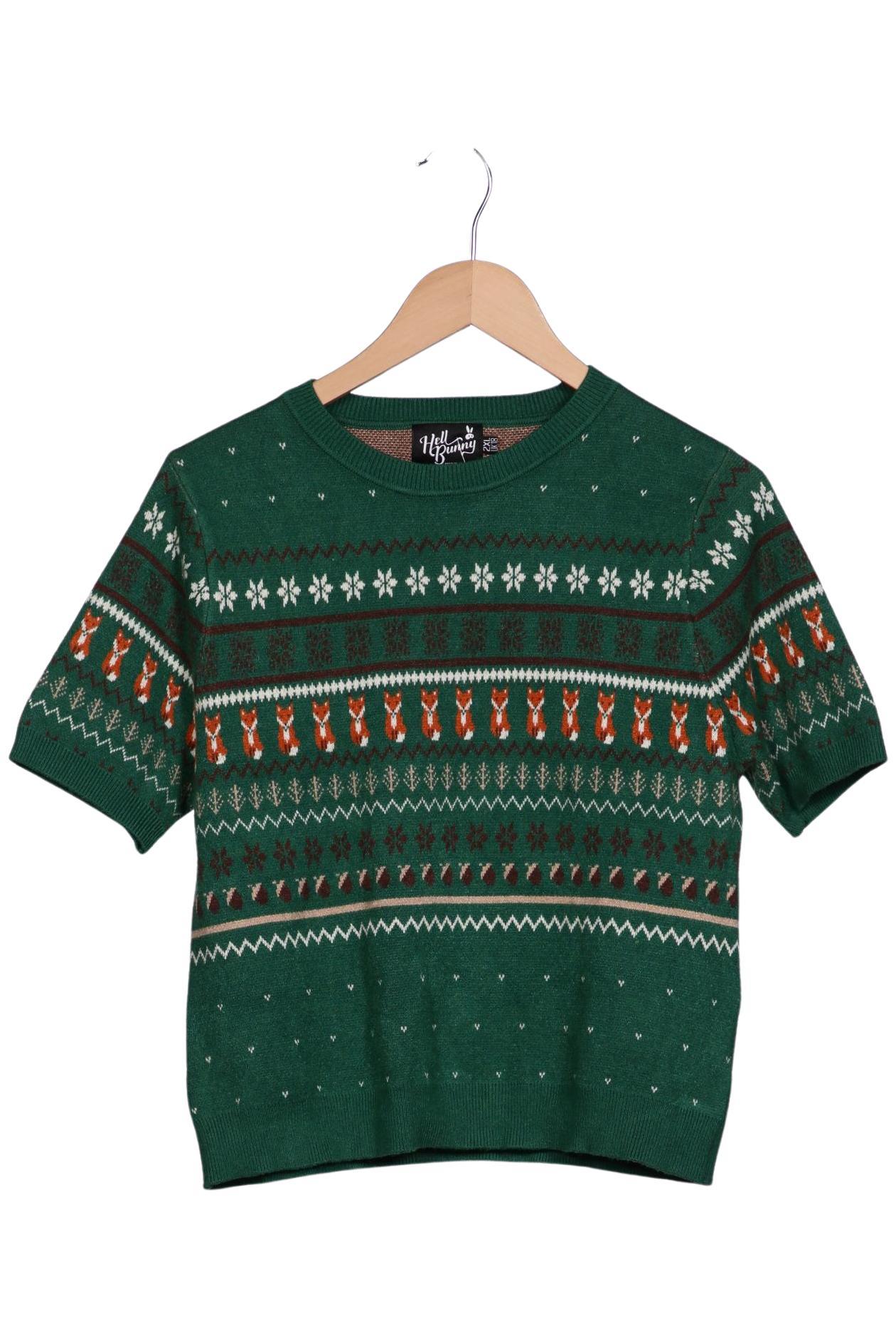 

Hell Bunny Damen Pullover, grün, Gr. 46
