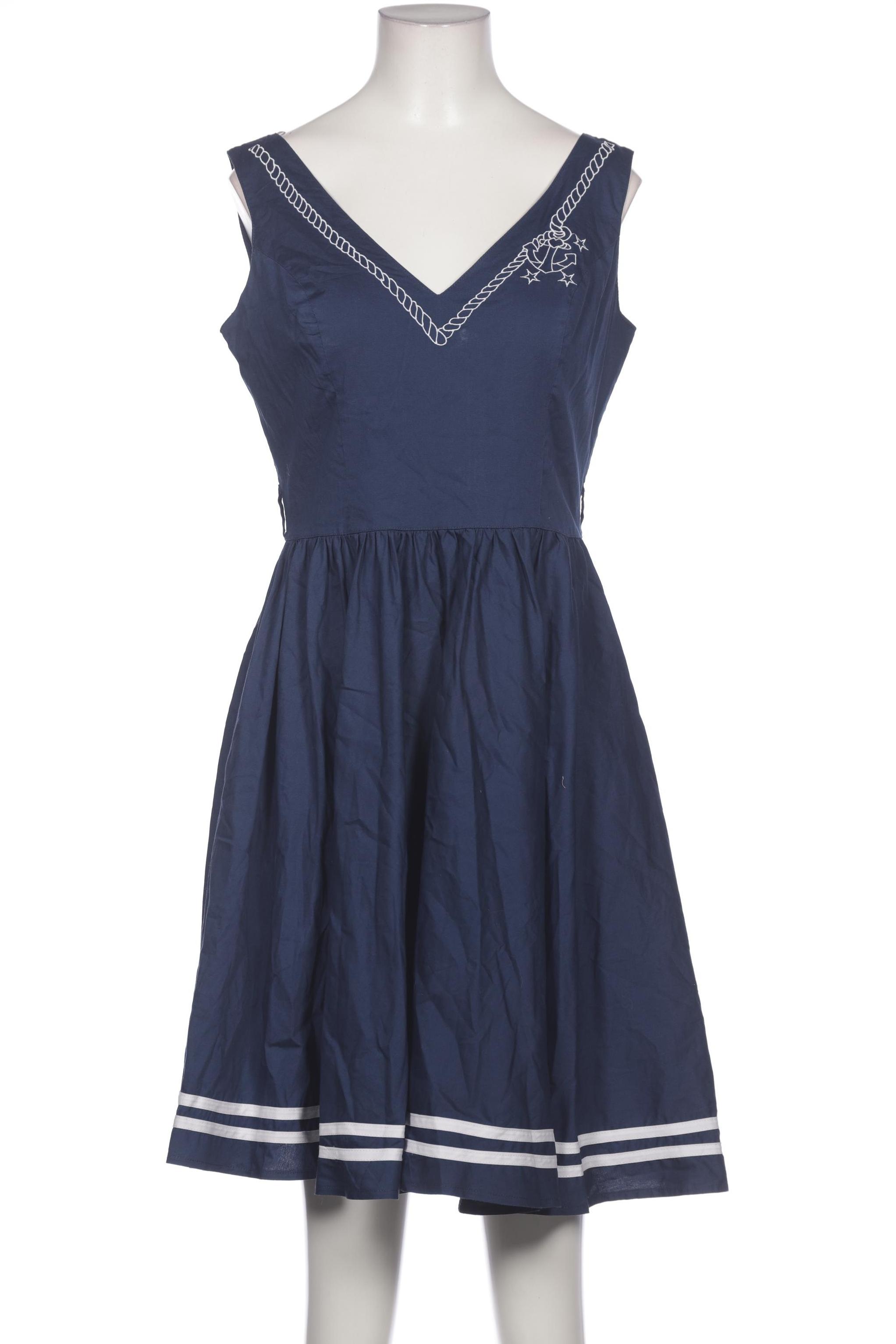 

Hell Bunny Damen Kleid, blau, Gr. 36