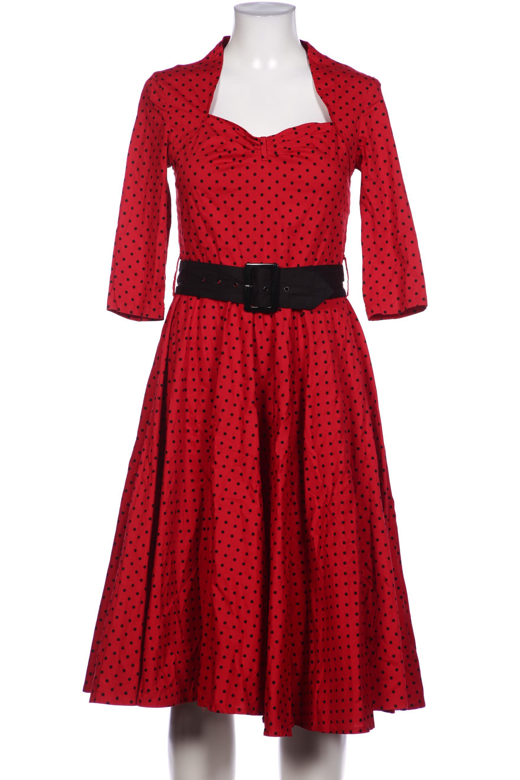 

Hell Bunny Damen Kleid, rot, Gr. 38