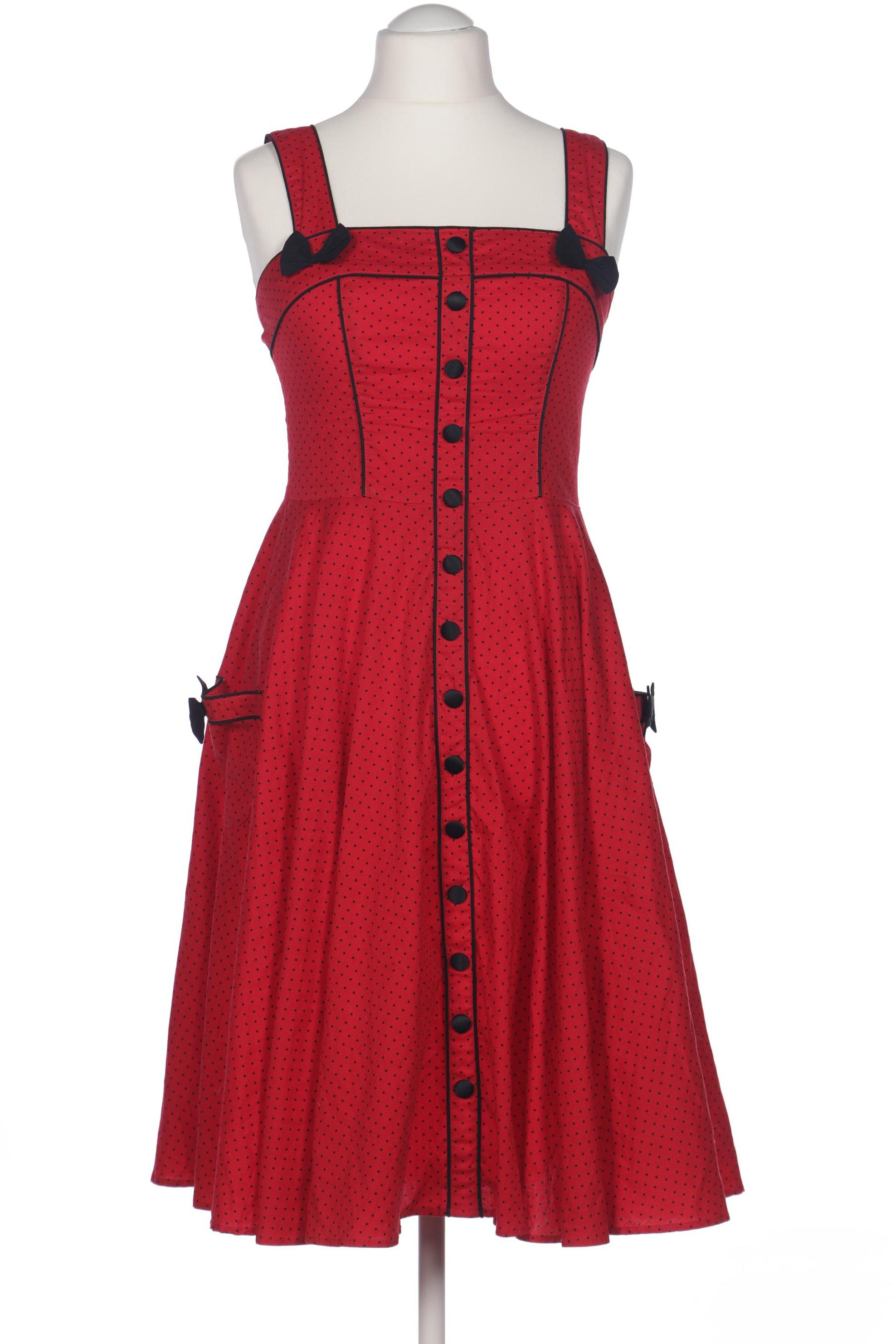 

Hell Bunny Damen Kleid, rot, Gr. 38