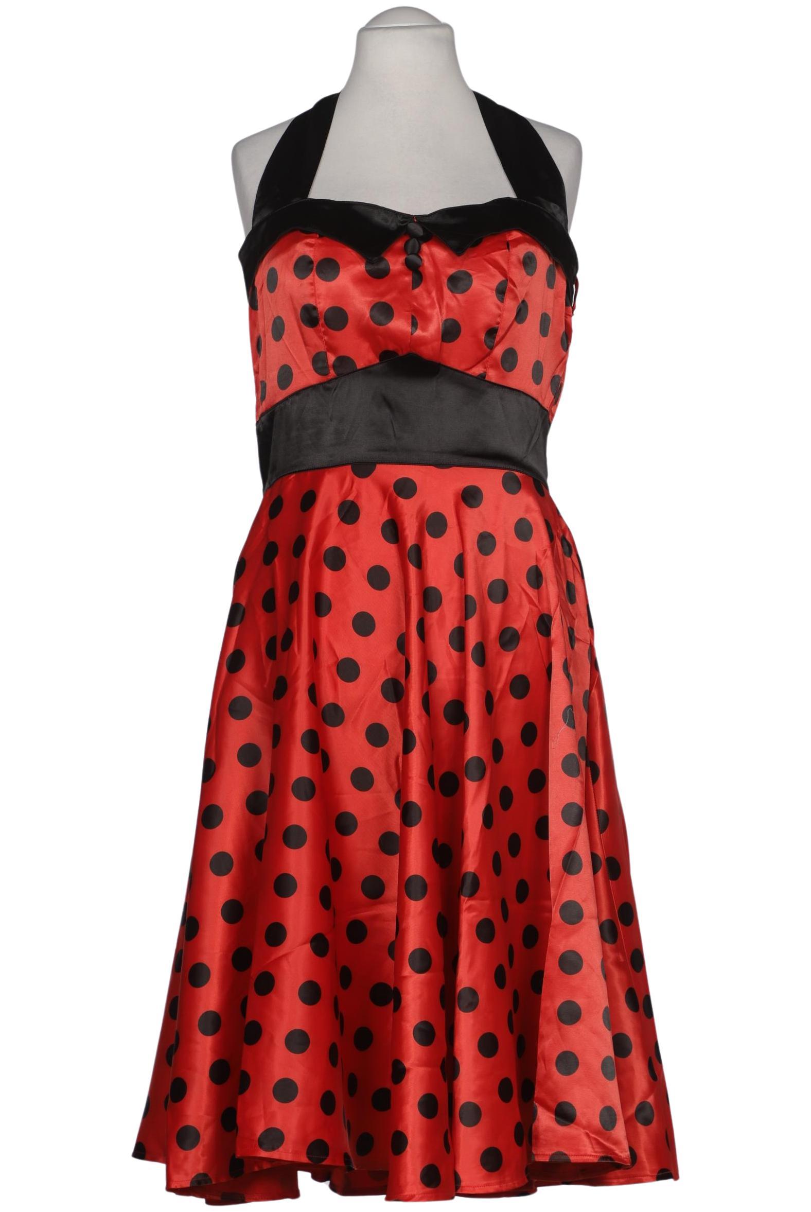 

Hell Bunny Damen Kleid, rot, Gr. 46