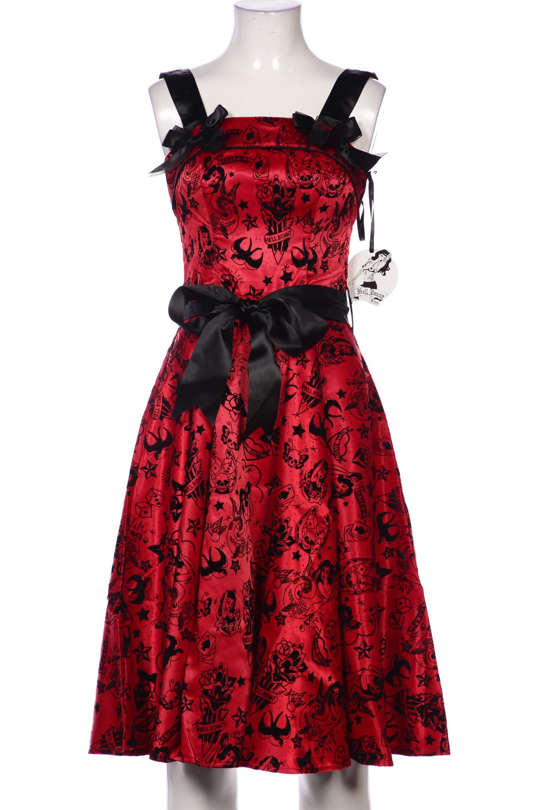 

Hell Bunny Damen Kleid, rot, Gr. 34