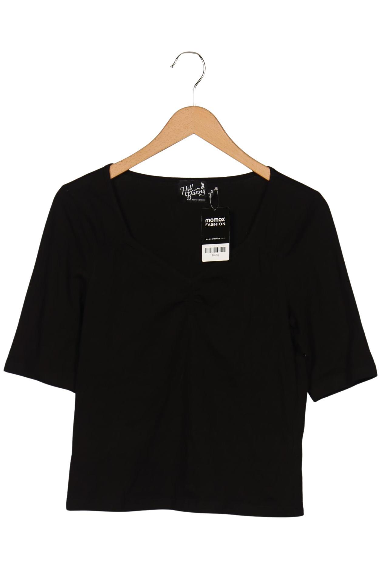 

Hell Bunny Damen T-Shirt, schwarz, Gr. 14