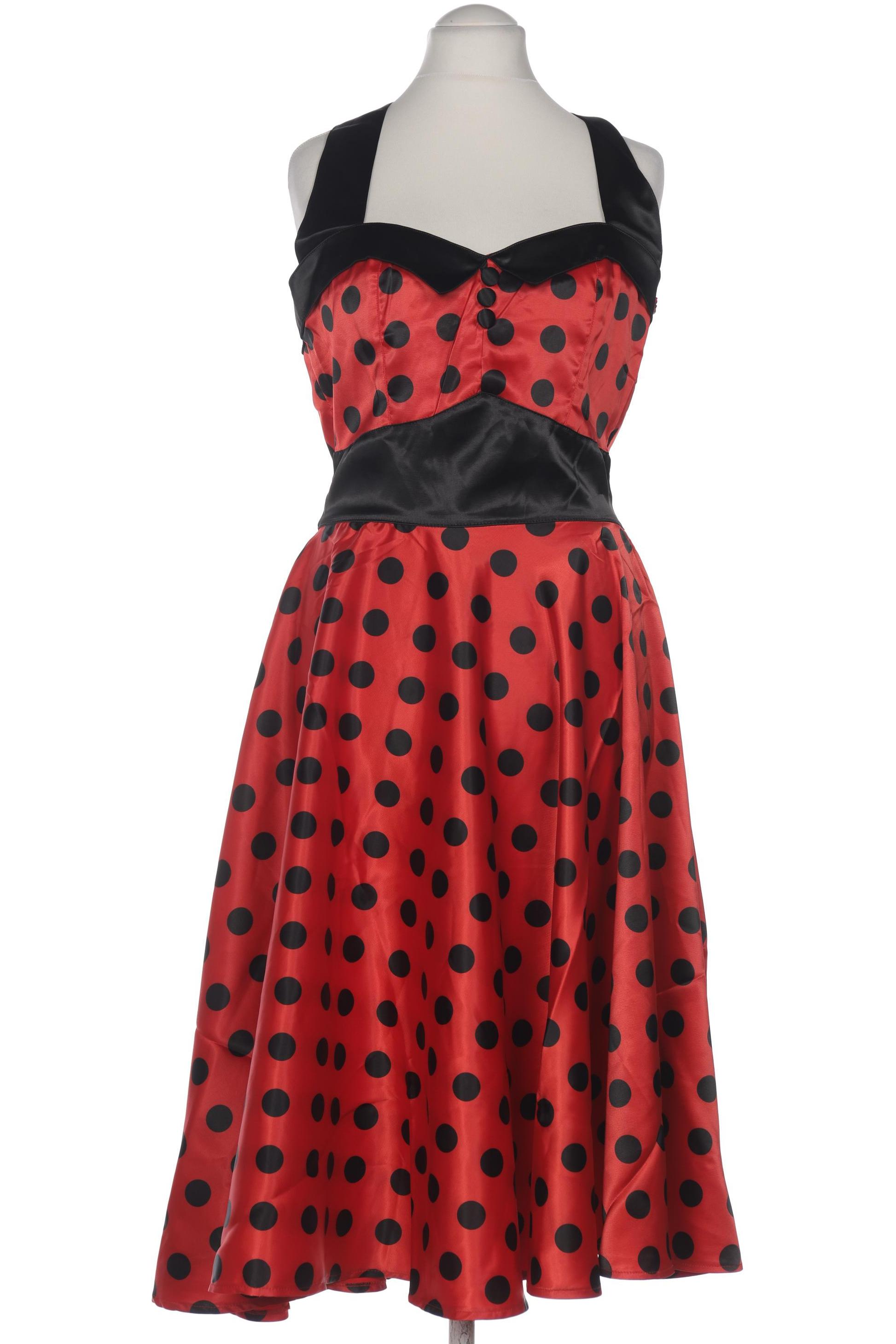 

Hell Bunny Damen Kleid, rot, Gr. 46