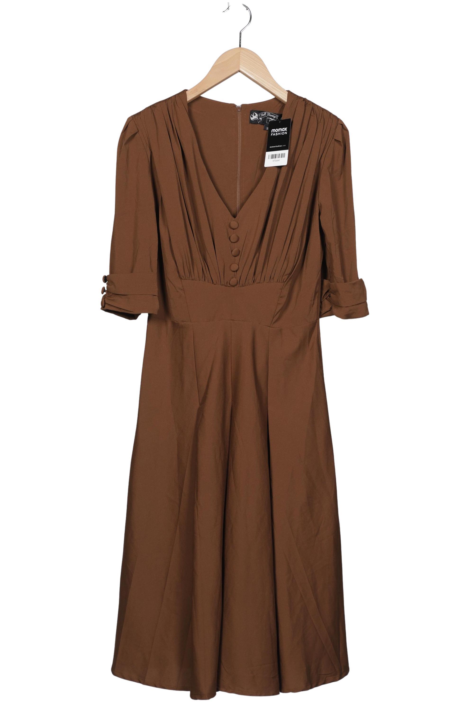 

Hell Bunny Damen Kleid, braun, Gr. 36