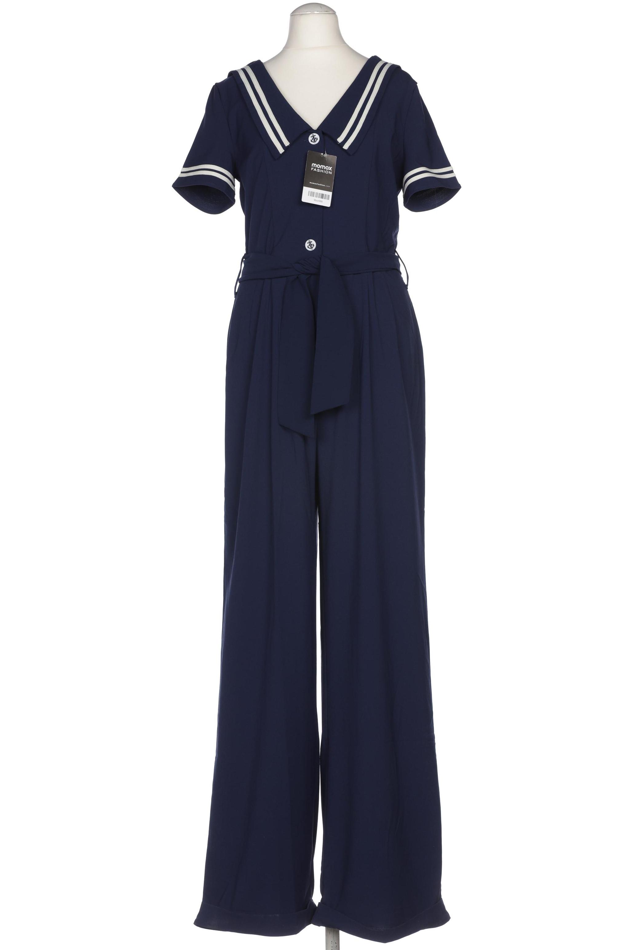 

Hell Bunny Damen Jumpsuit/Overall, marineblau, Gr. 36