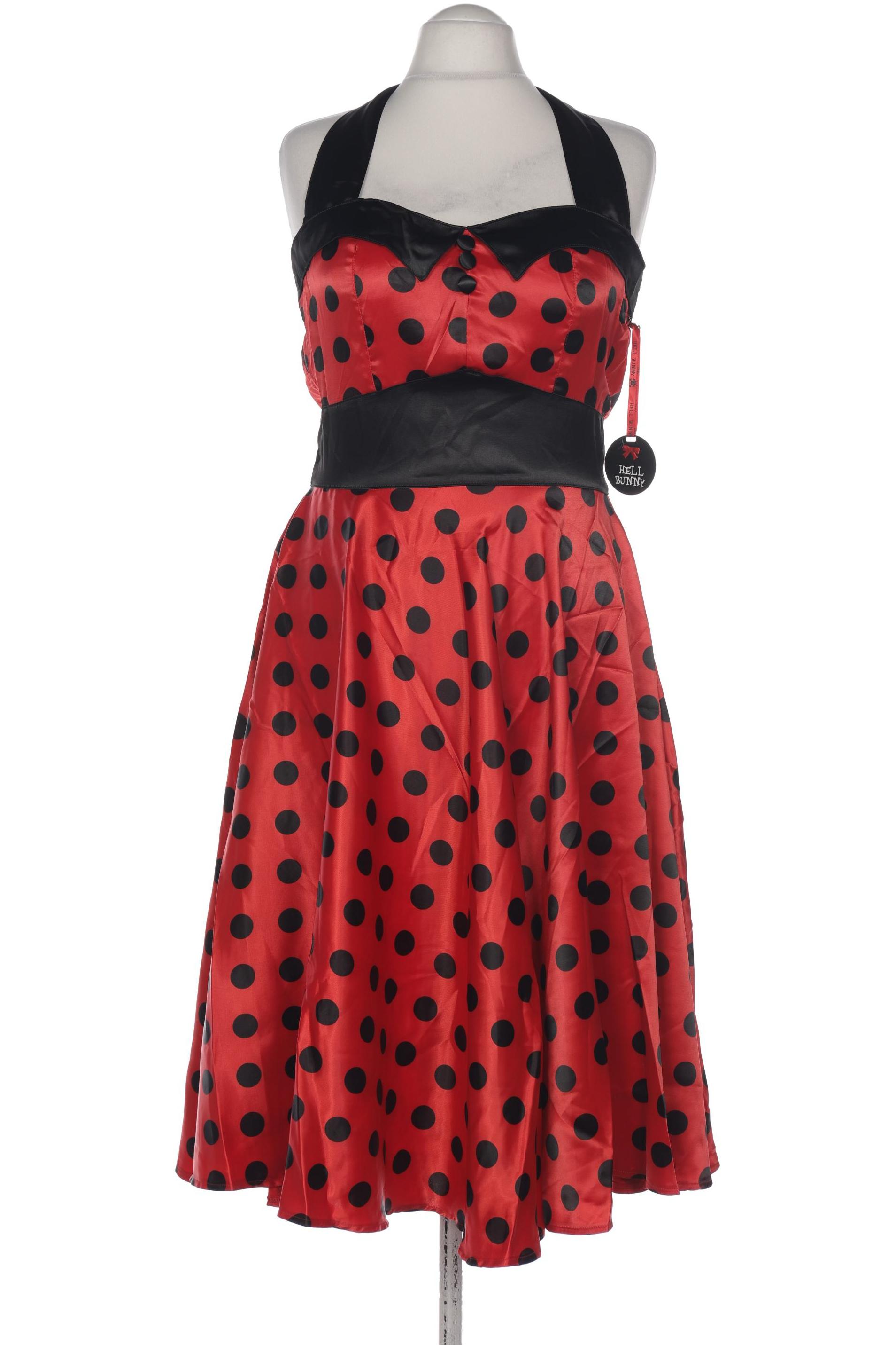 

Hell Bunny Damen Kleid, rot, Gr. 46