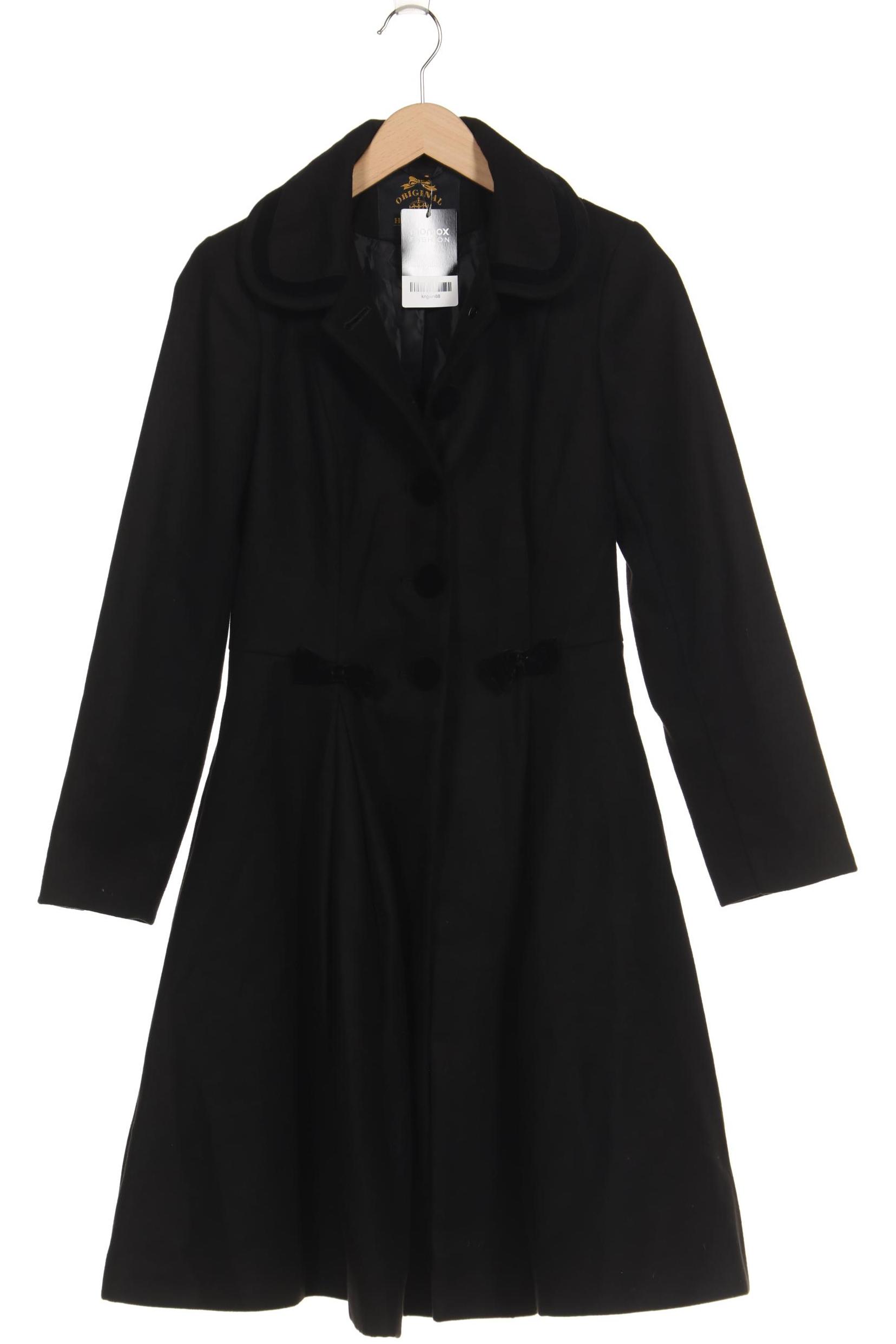 

Hell Bunny Damen Mantel, schwarz, Gr. 8