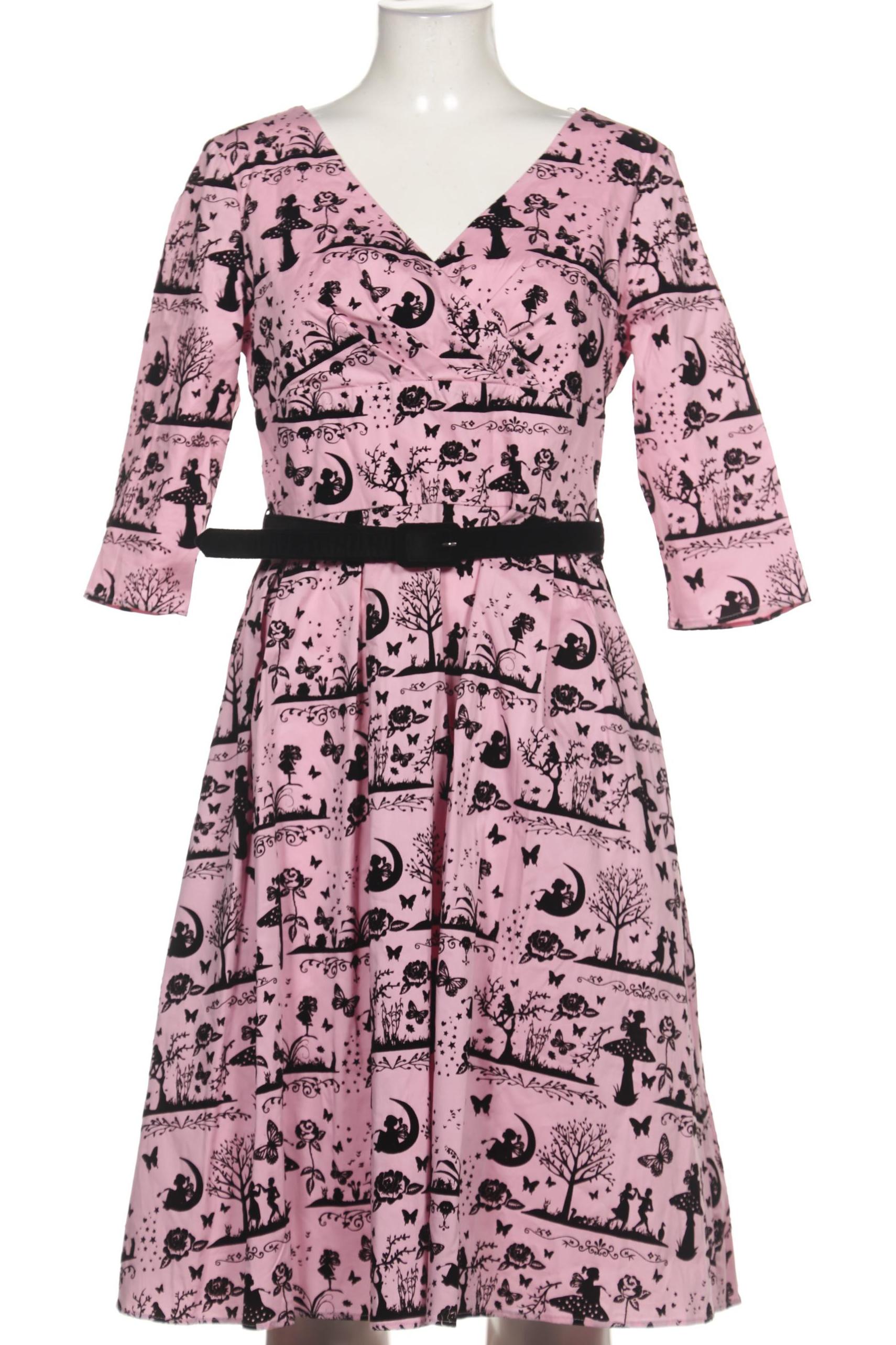 

Hell Bunny Damen Kleid, pink, Gr. 14