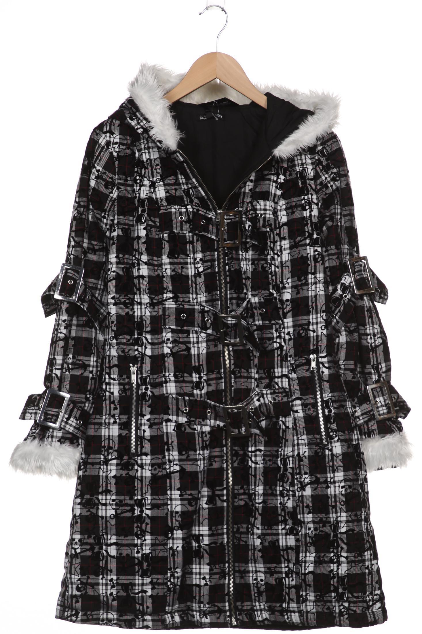 

Hell Bunny Damen Mantel, schwarz