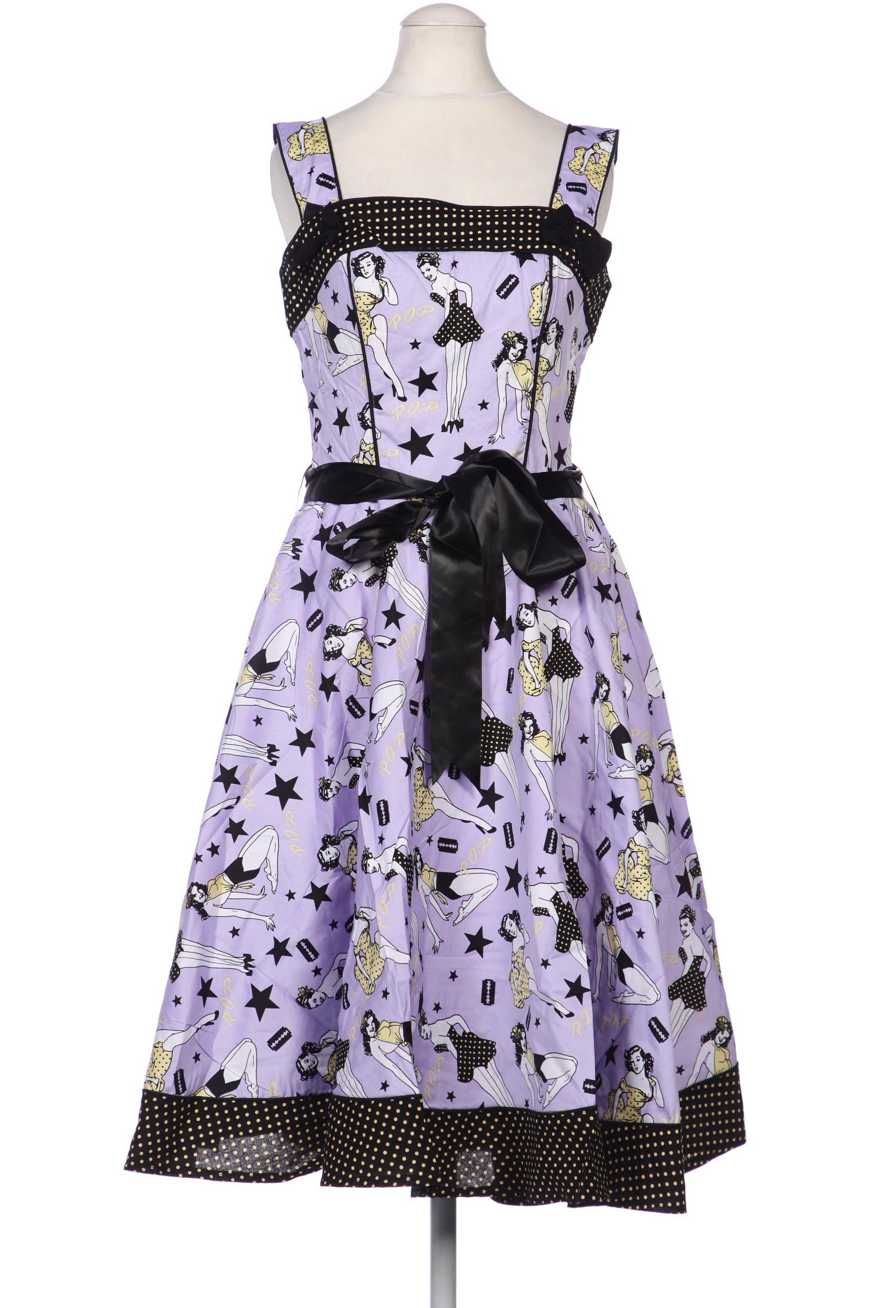 

Hell Bunny Damen Kleid, flieder, Gr. 36