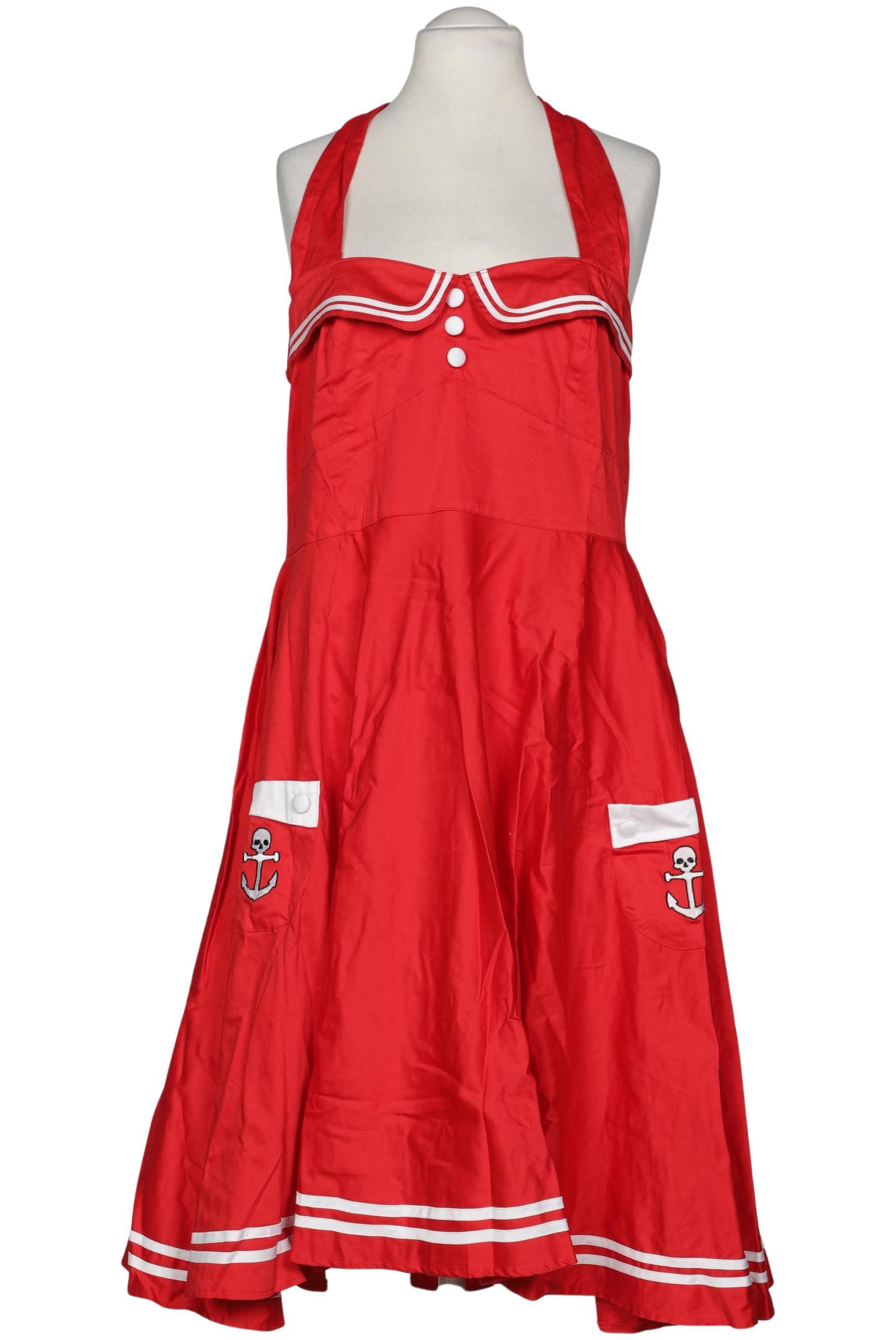 

Hell Bunny Damen Kleid, rot, Gr. 52