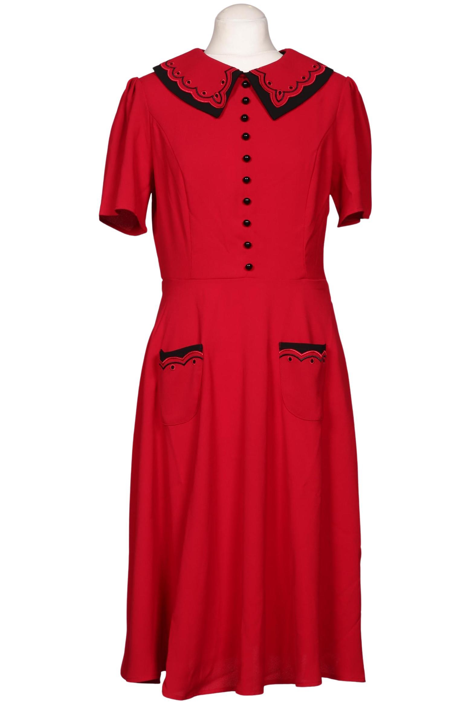 

Hell Bunny Damen Kleid, rot, Gr. 12