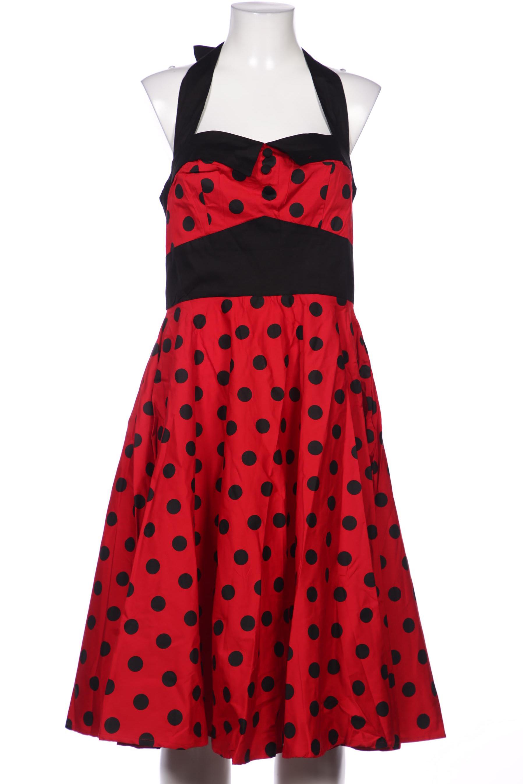 

Hell Bunny Damen Kleid, rot, Gr. 42