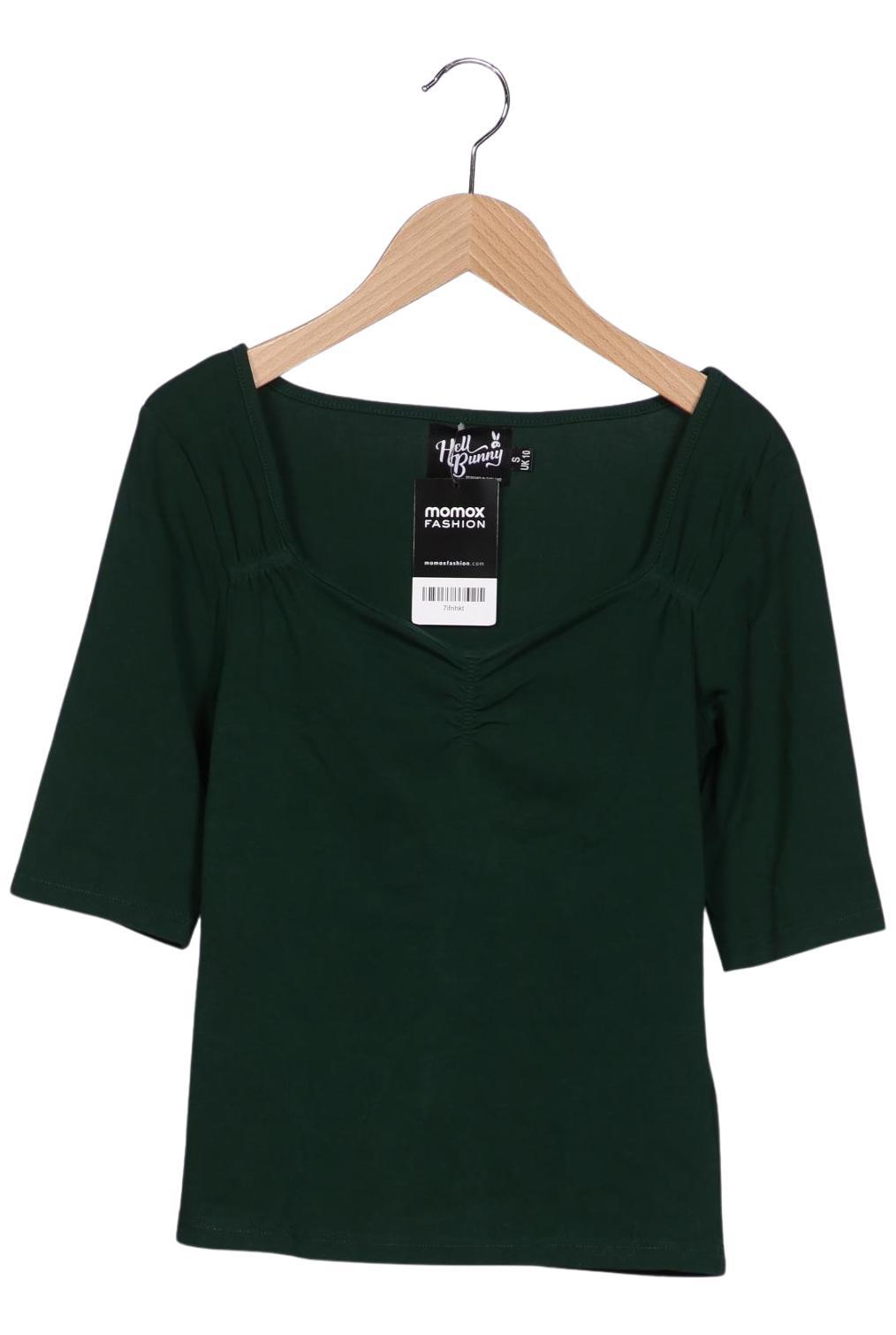 

Hell Bunny Damen T-Shirt, grün, Gr. 10