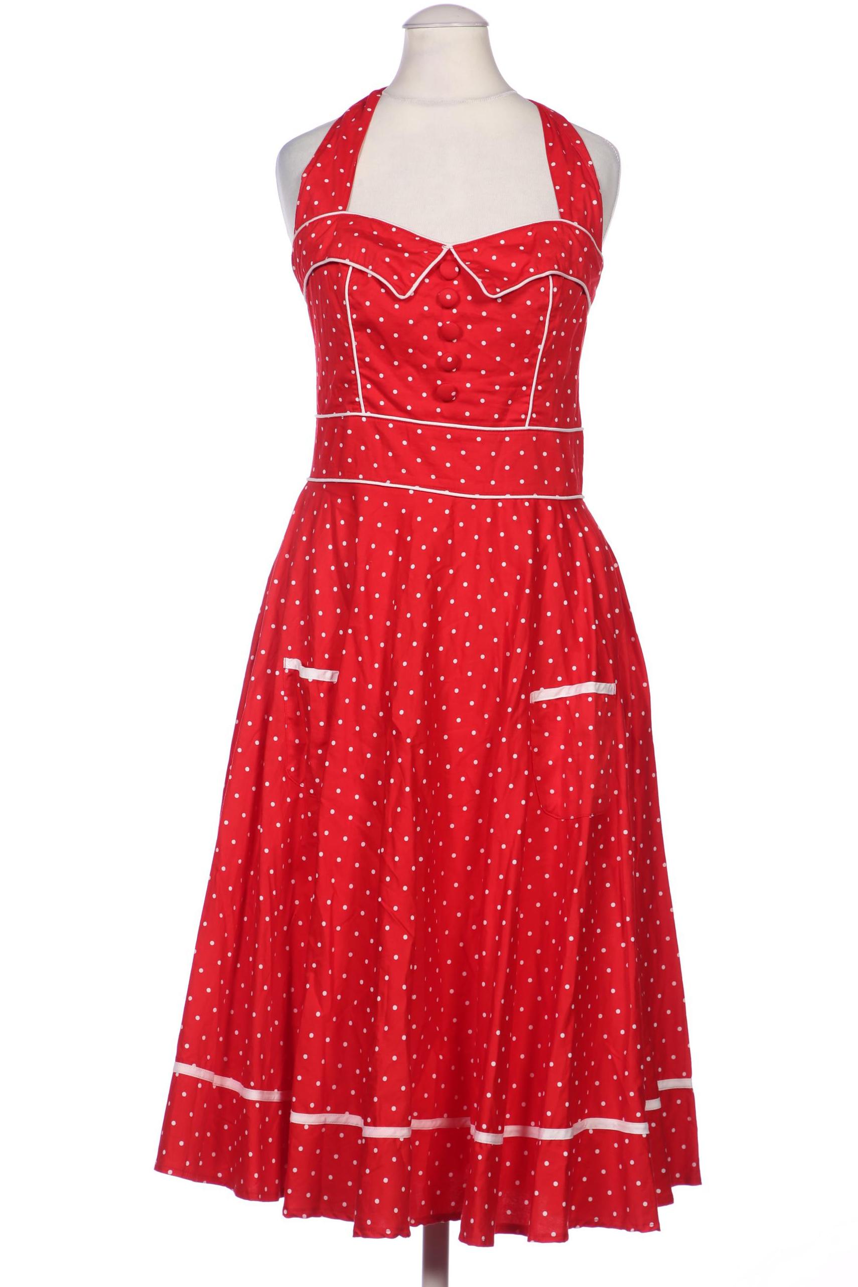 

Hell Bunny Damen Kleid, rot, Gr. 36