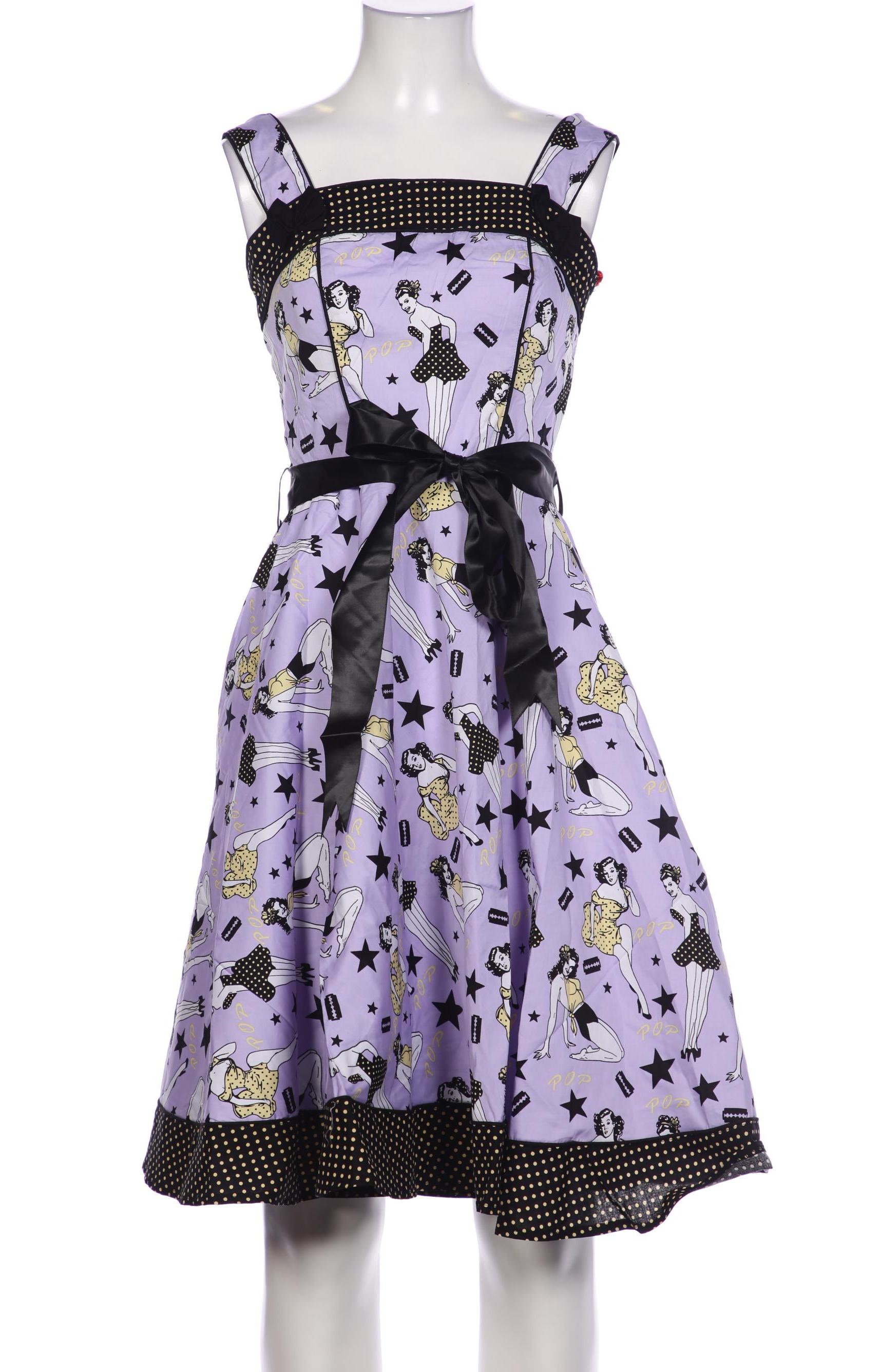 

Hell Bunny Damen Kleid, flieder, Gr. 36