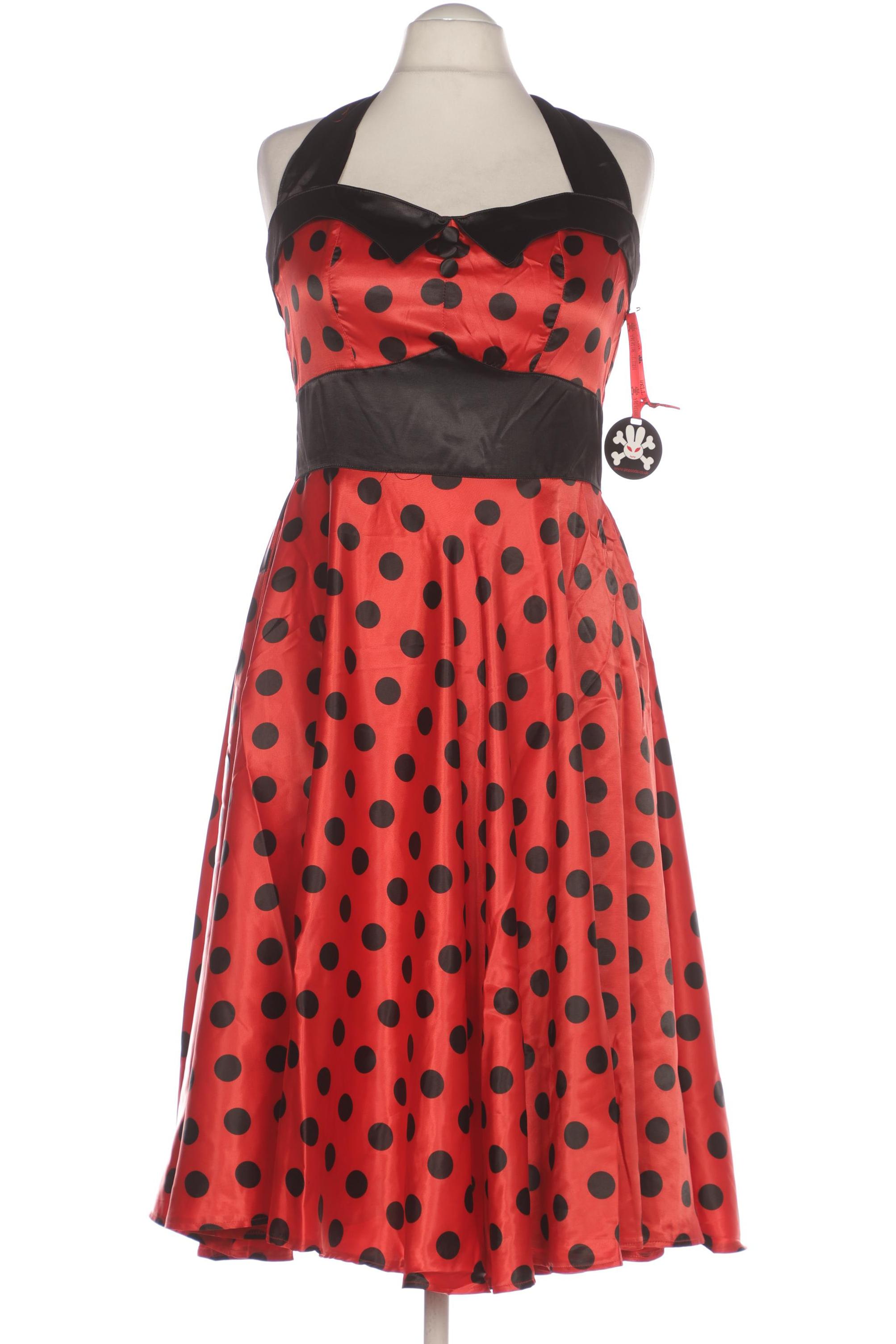 

Hell Bunny Damen Kleid, rot, Gr. 46