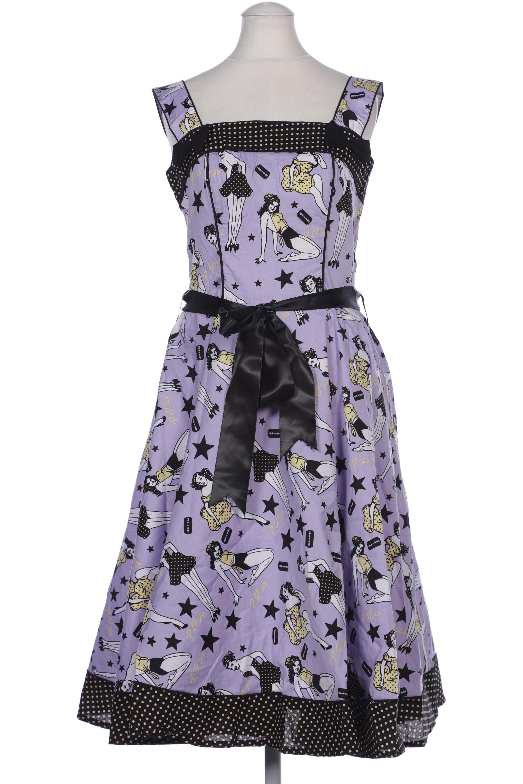 

Hell Bunny Damen Kleid, flieder, Gr. 36