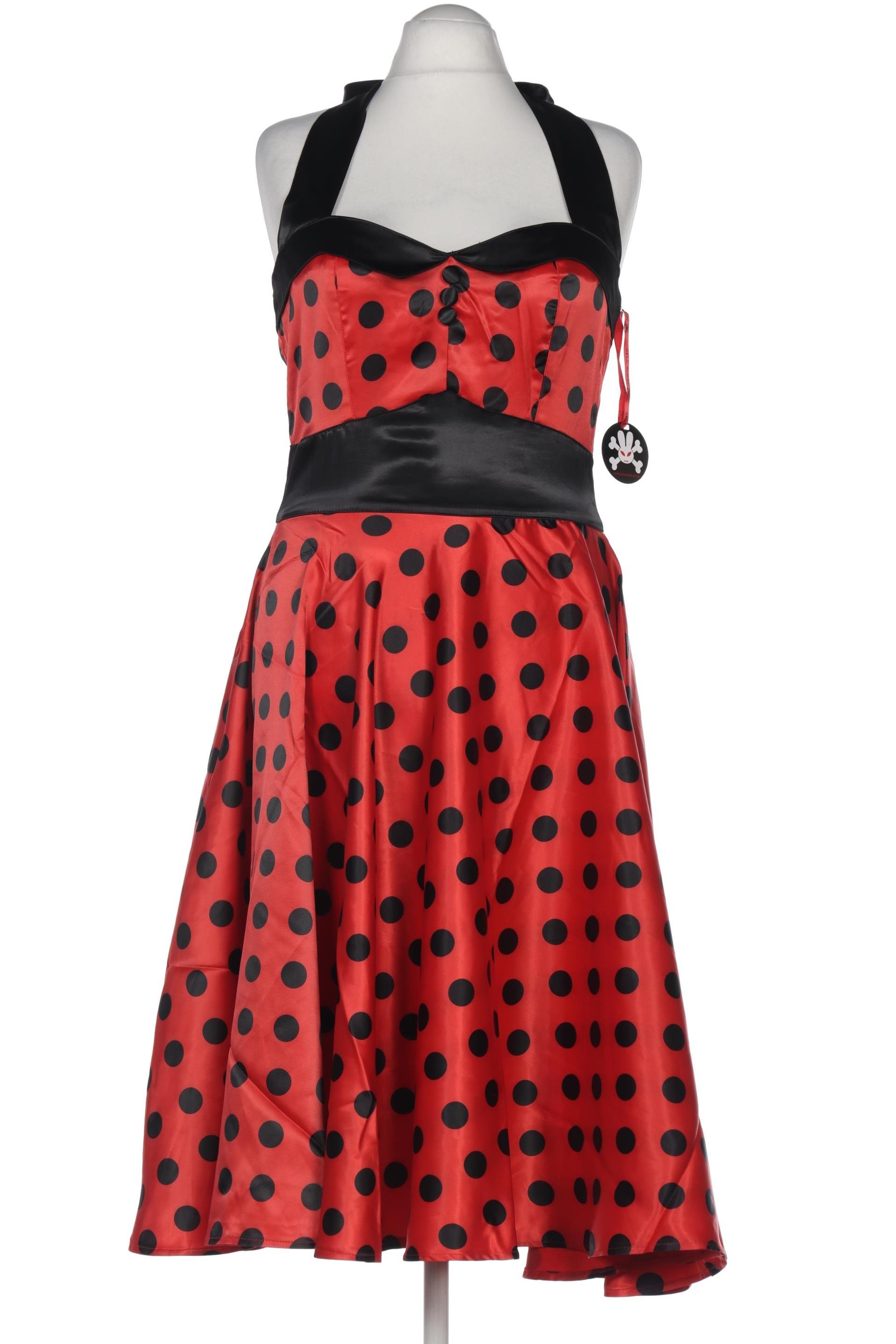

Hell Bunny Damen Kleid, rot, Gr. 46