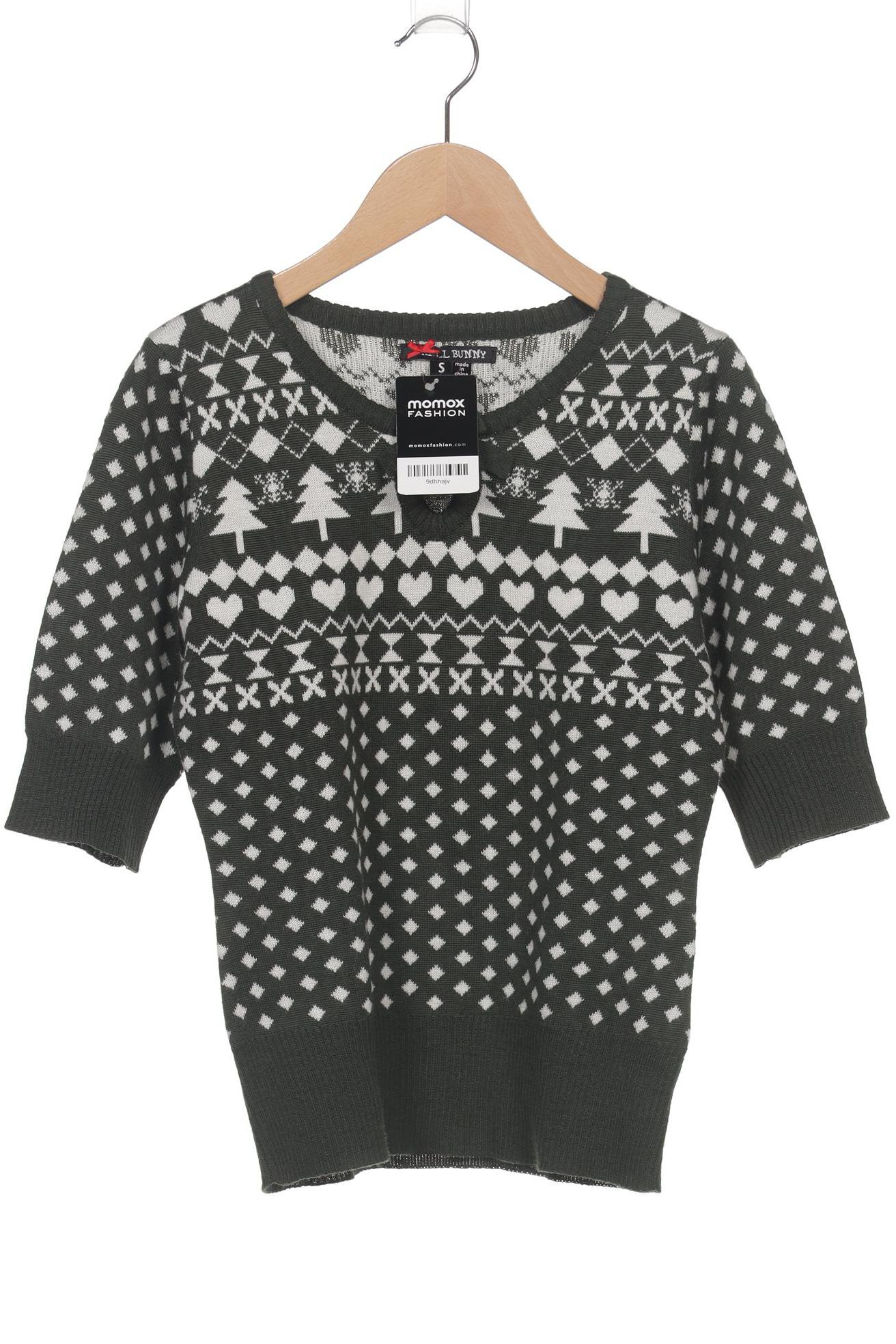 

Hell Bunny Damen Pullover, grün, Gr. 36