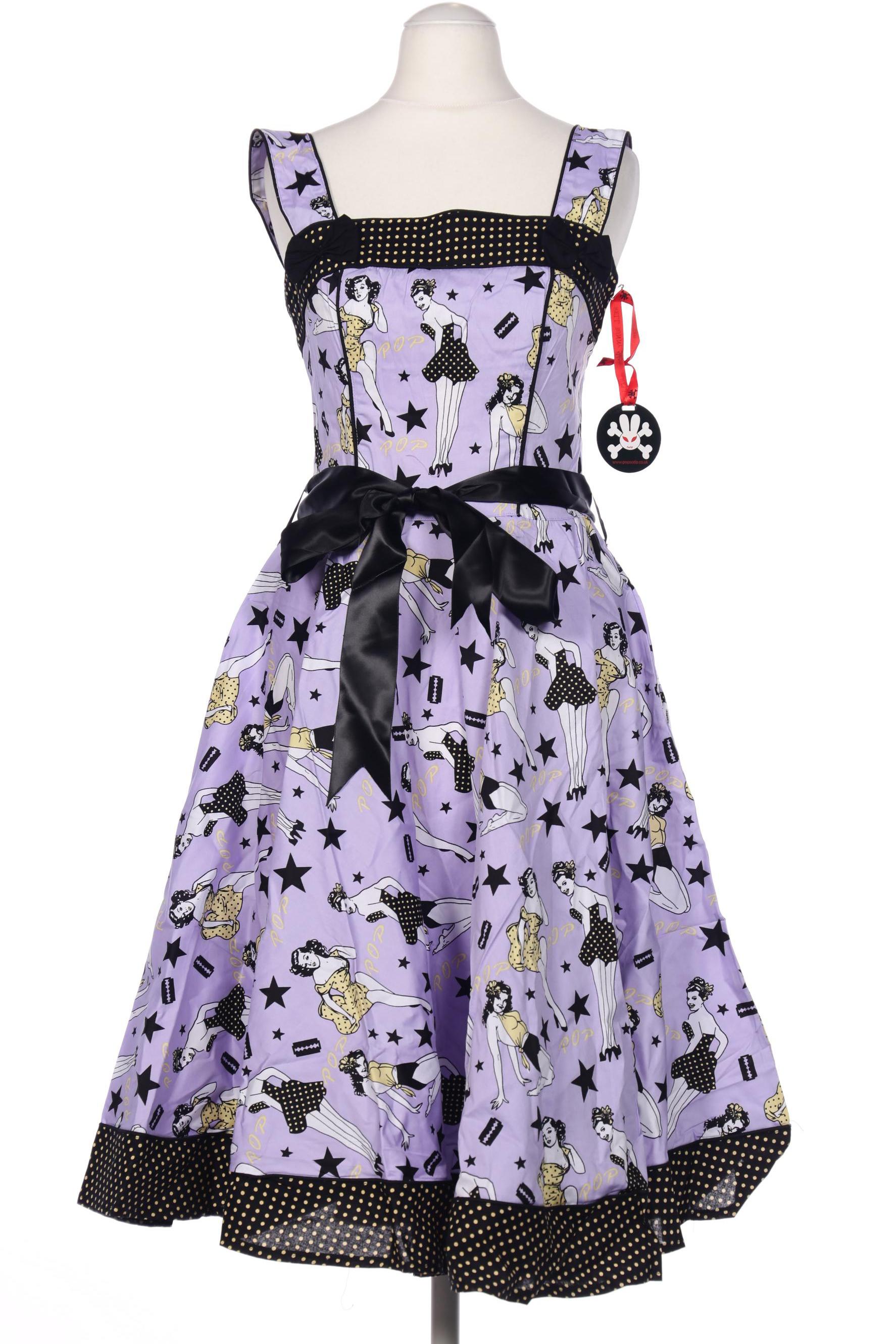 

Hell Bunny Damen Kleid, flieder, Gr. 36