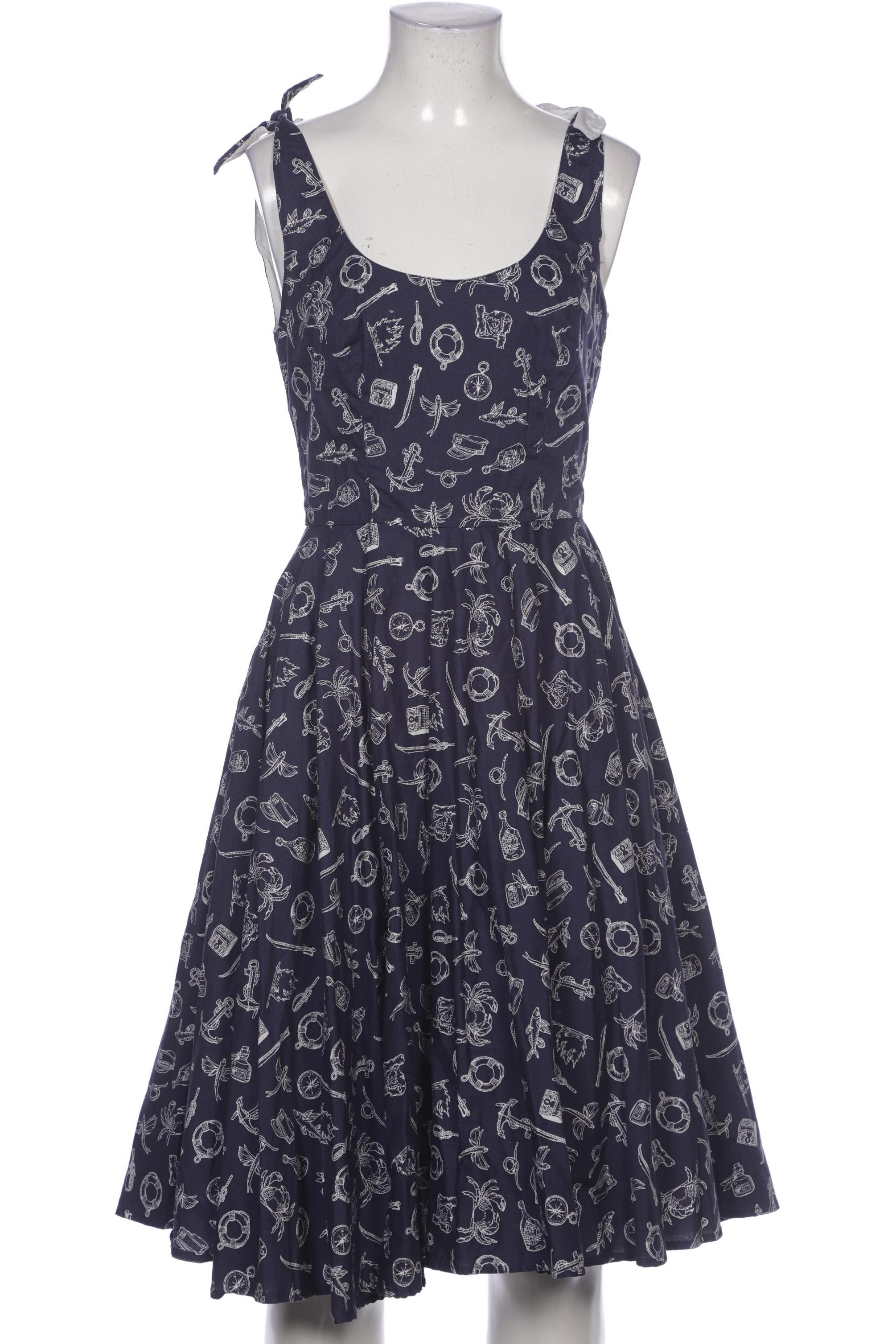 

Hell Bunny Damen Kleid, blau, Gr. 36