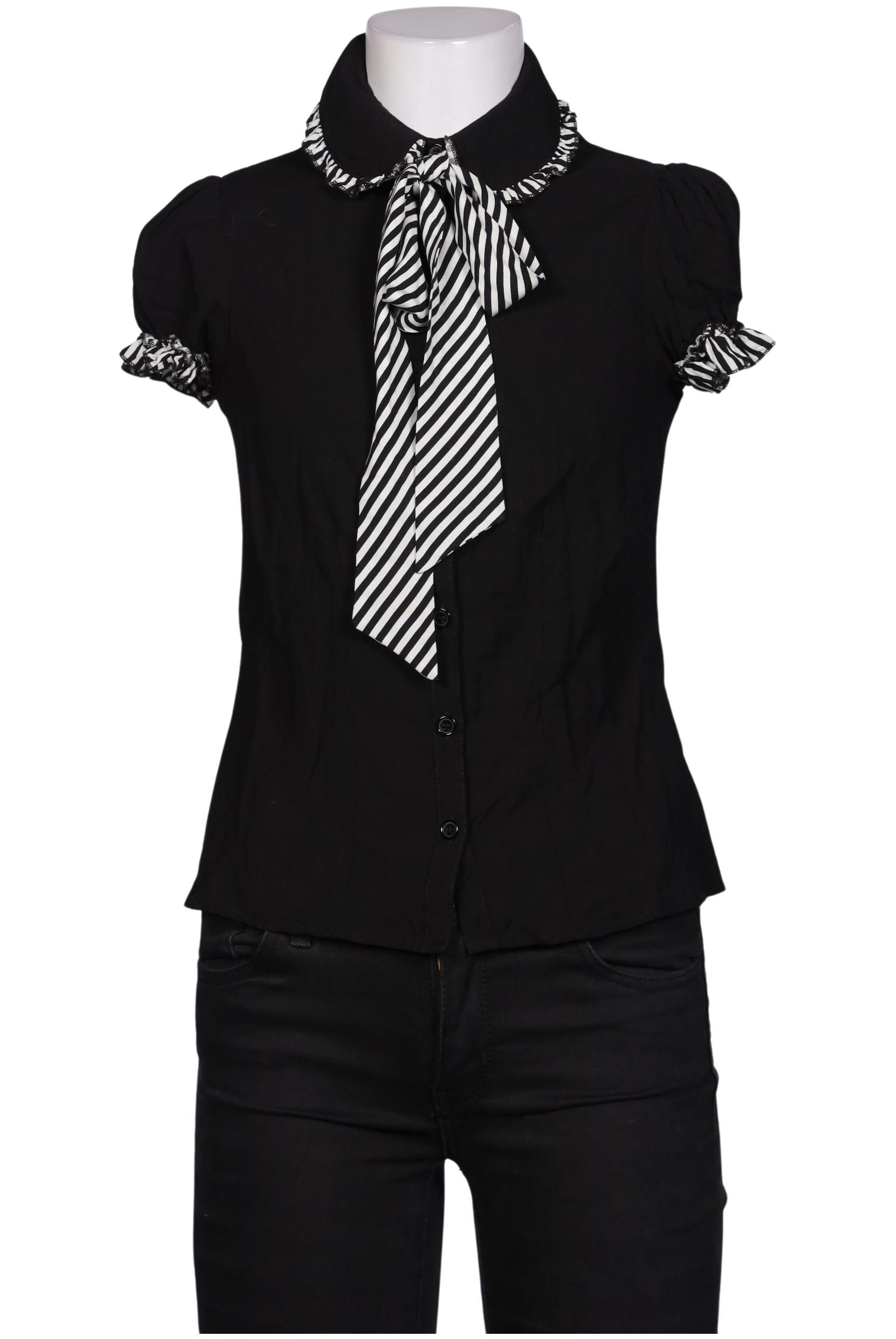 Thumbnail - Hell Bunny Damen Bluse, schwarz, Gr. 8