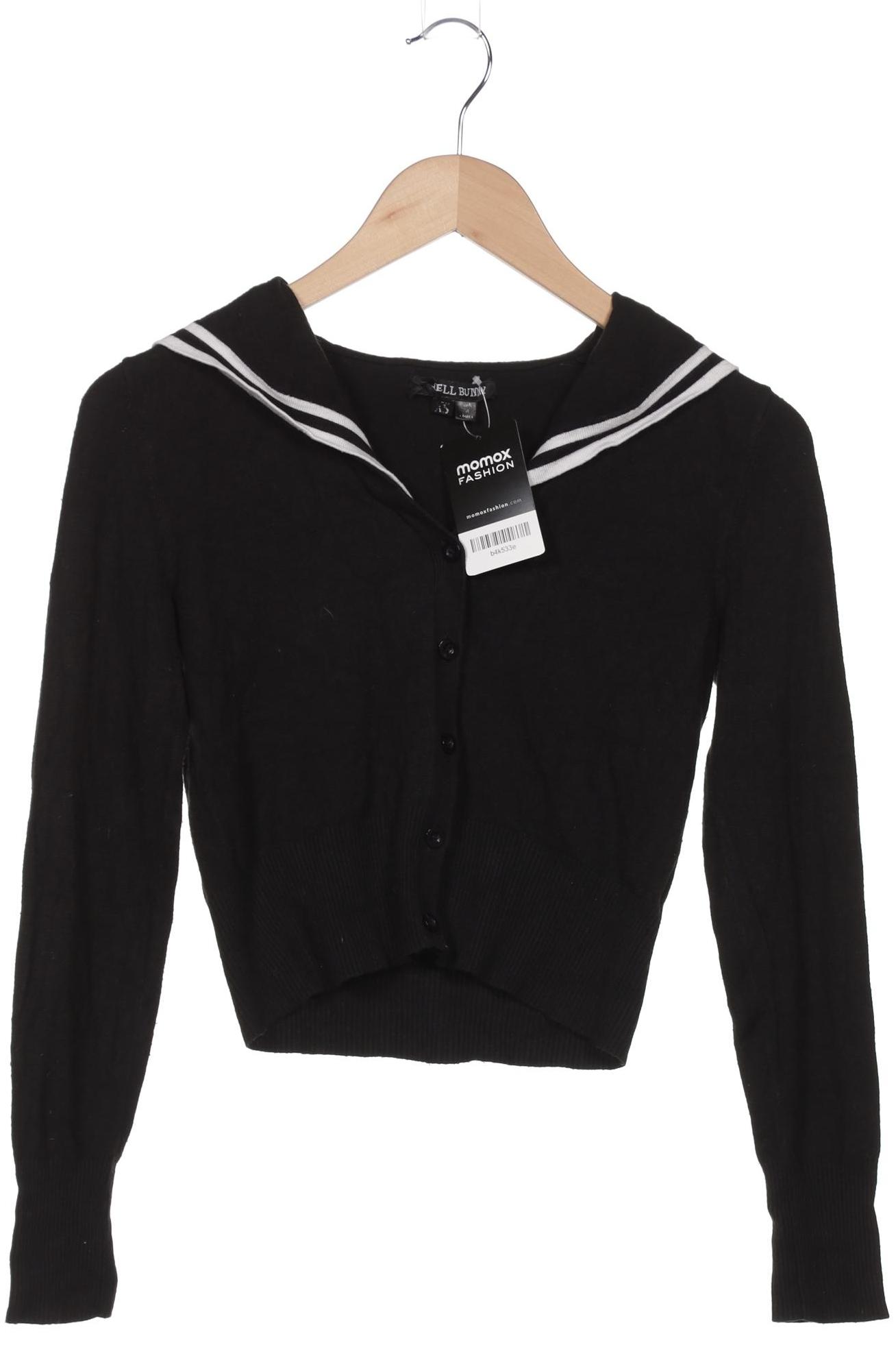 

Hell Bunny Damen Strickjacke, schwarz, Gr. 34