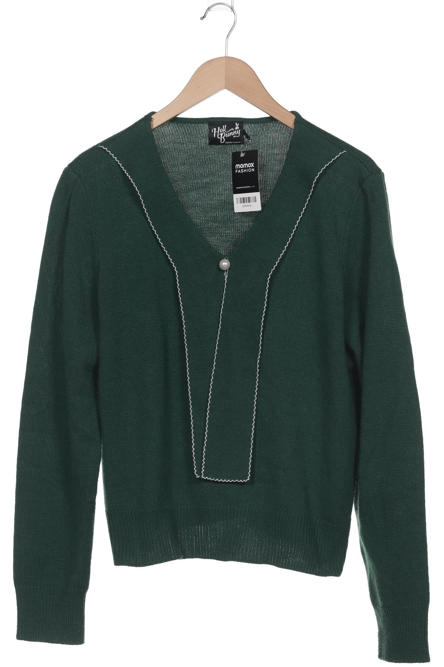 

Hell Bunny Damen Pullover, grün, Gr. 48