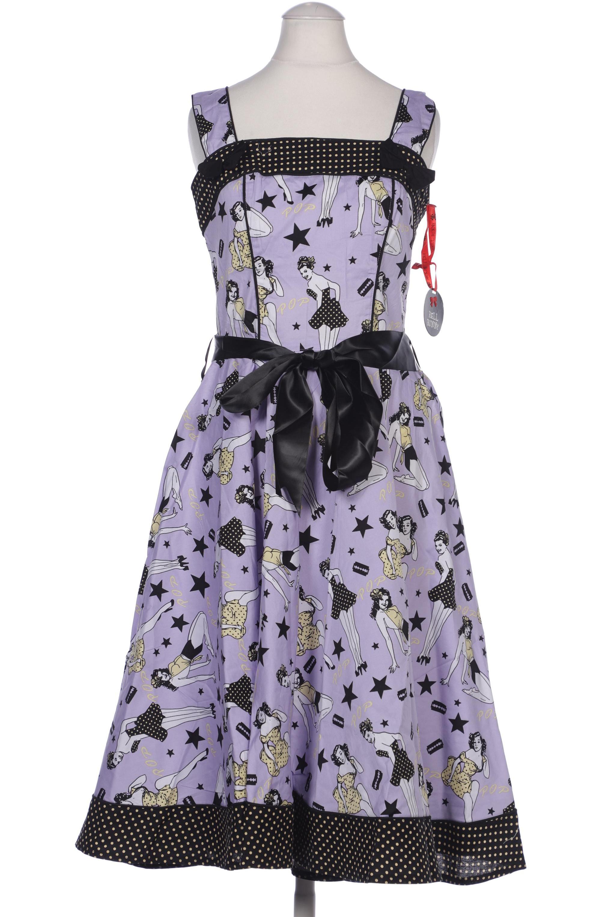 

Hell Bunny Damen Kleid, flieder, Gr. 34
