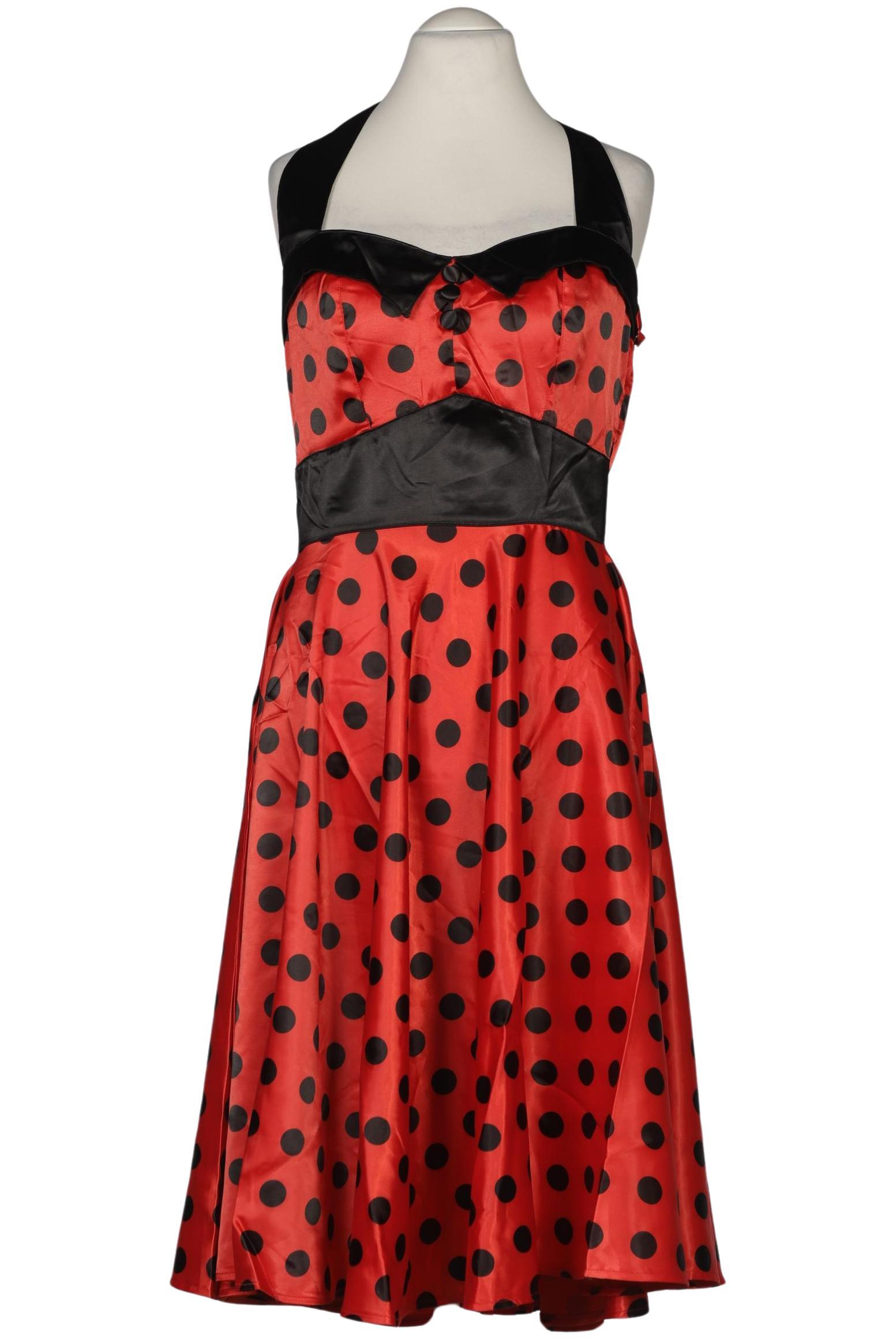 

Hell Bunny Damen Kleid, rot, Gr. 46