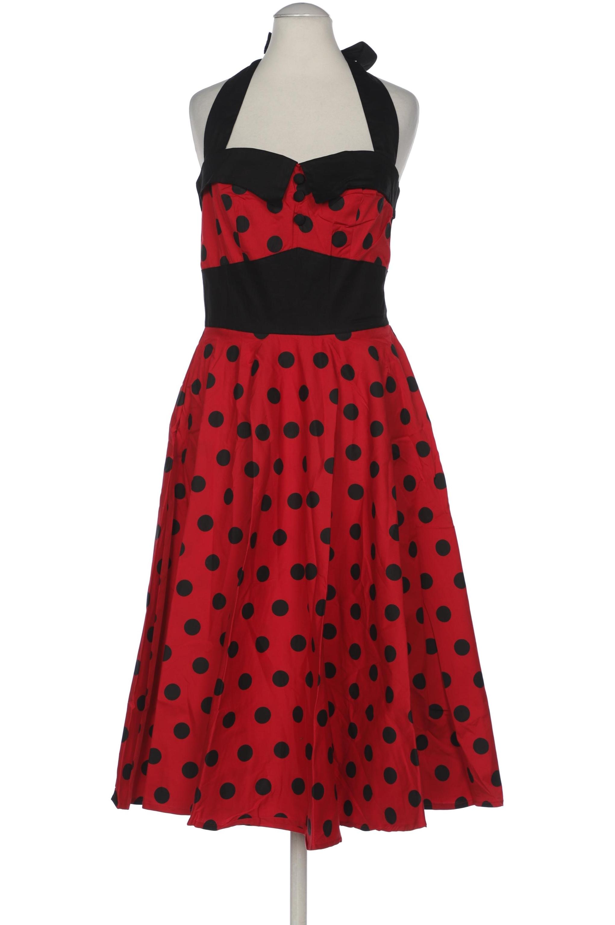 

Hell Bunny Damen Kleid, rot, Gr. 34