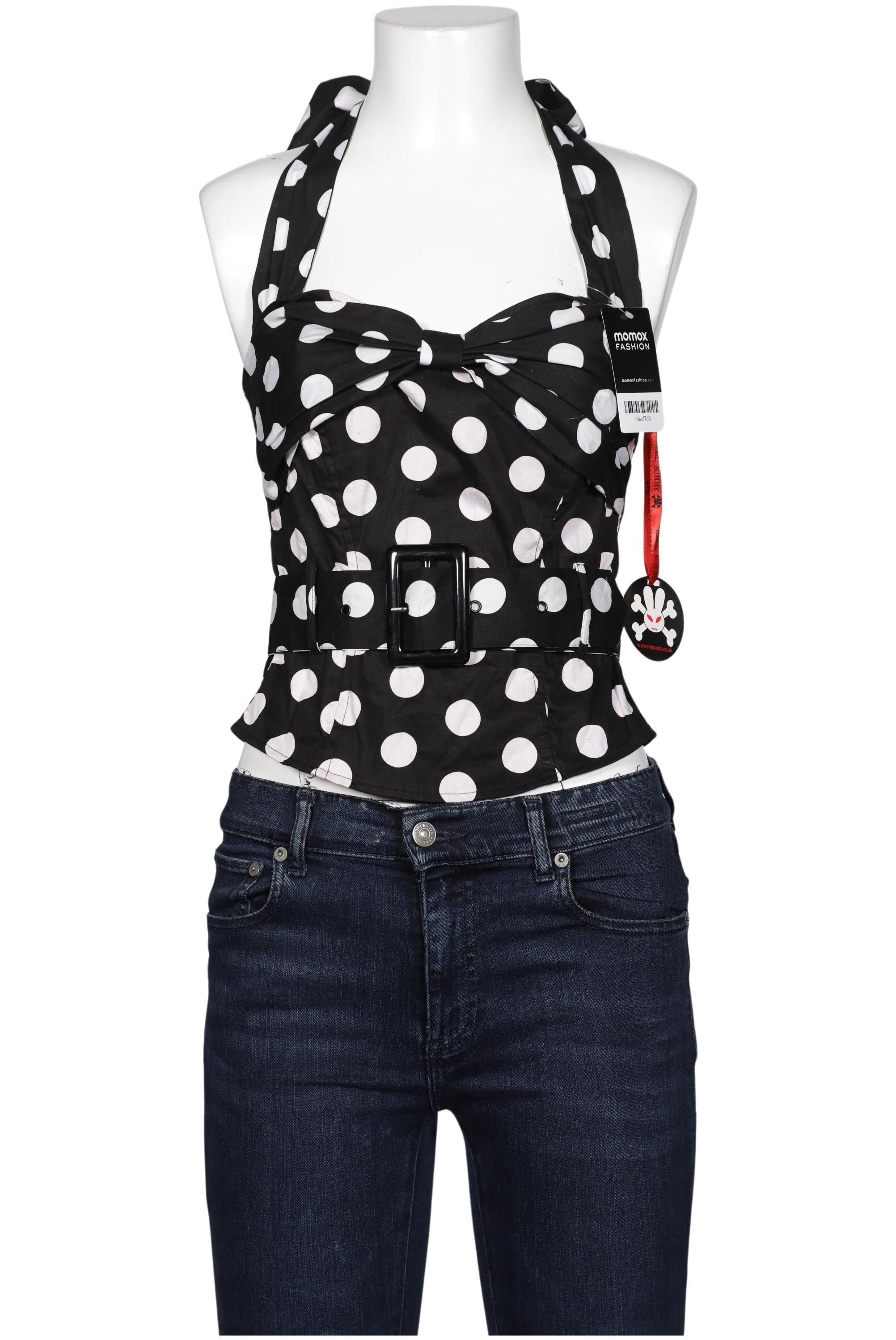 

Hell Bunny Damen Top, schwarz, Gr. 36