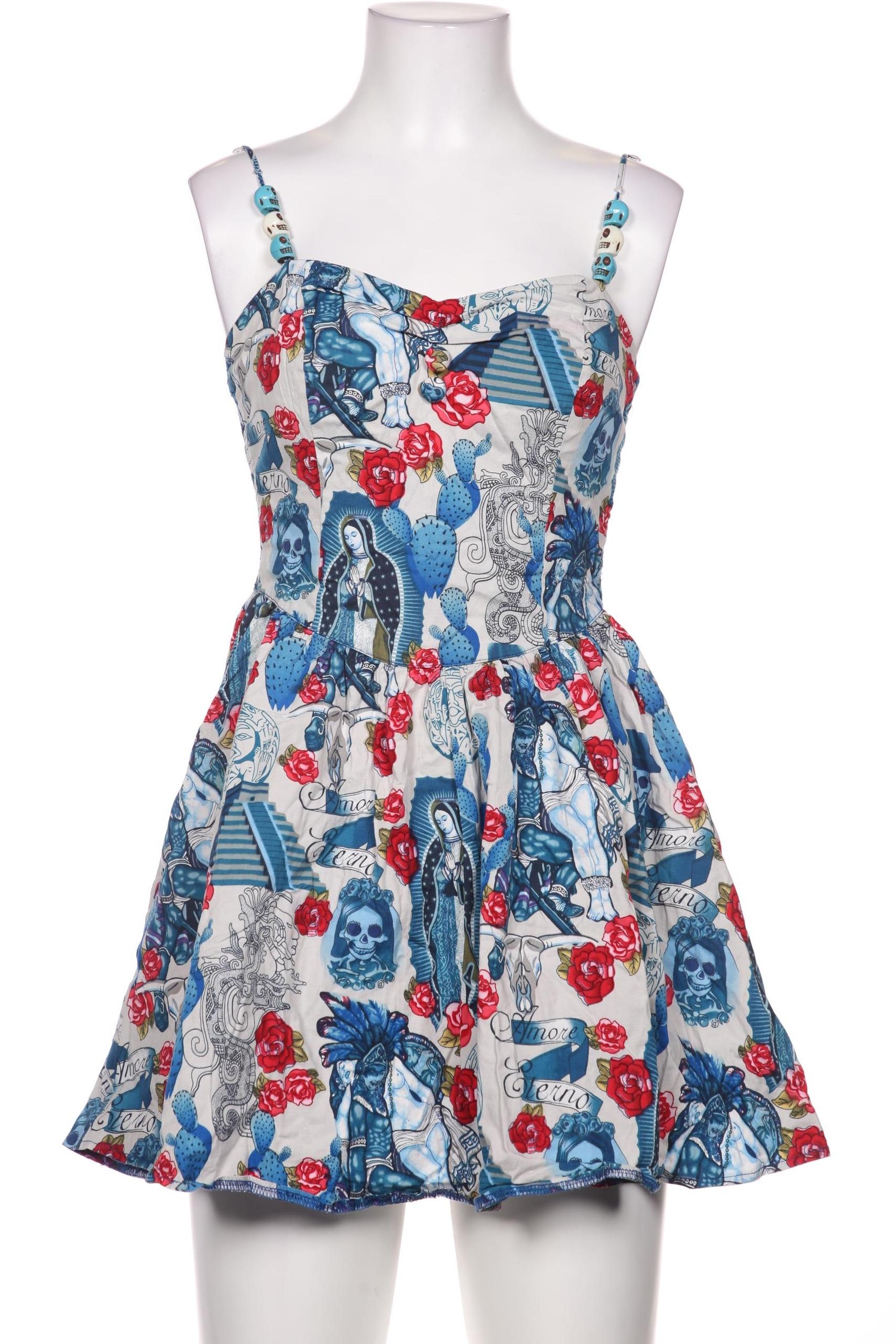 

Hell Bunny Damen Kleid, blau, Gr. 34