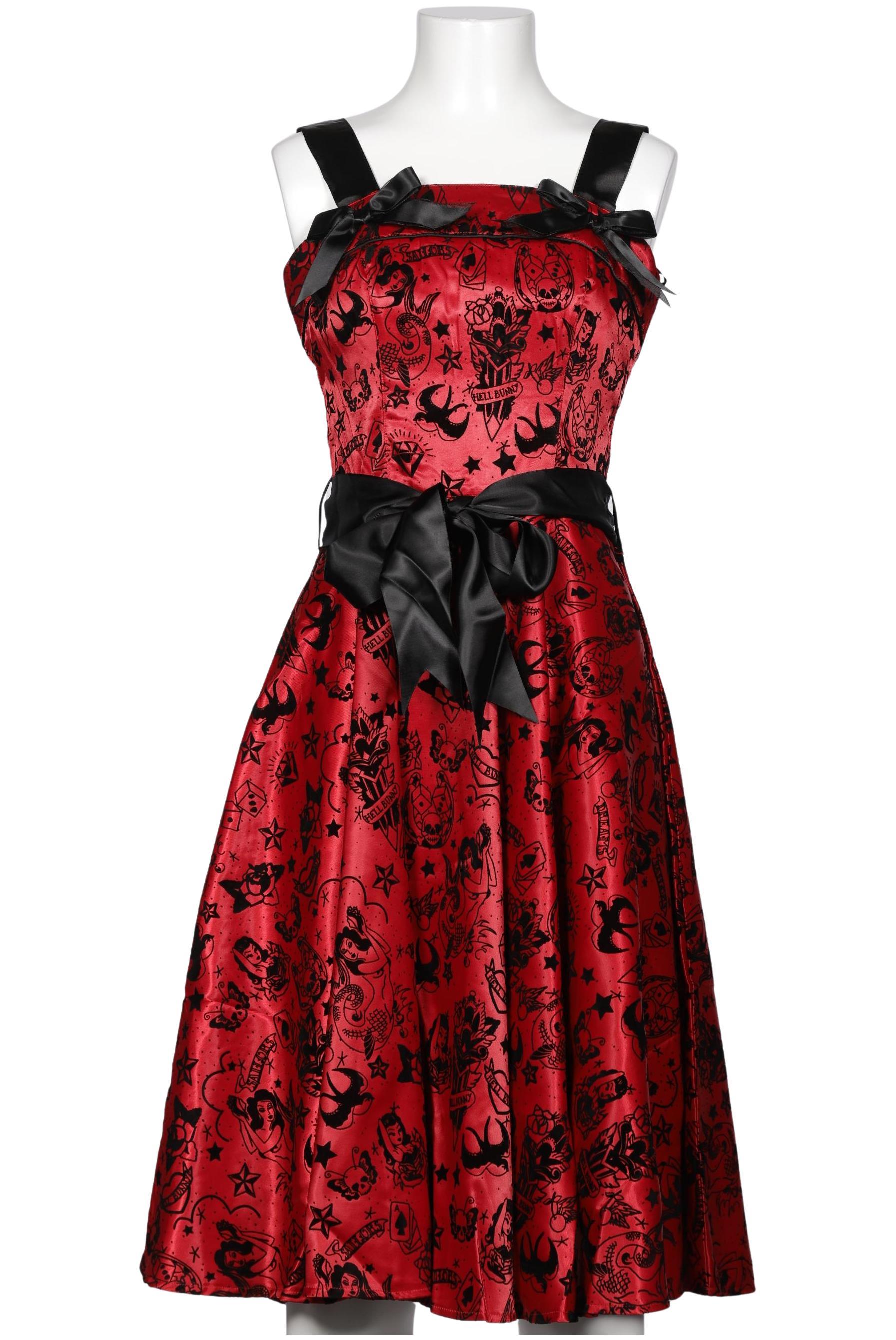 

Hell Bunny Damen Kleid, rot, Gr. 36