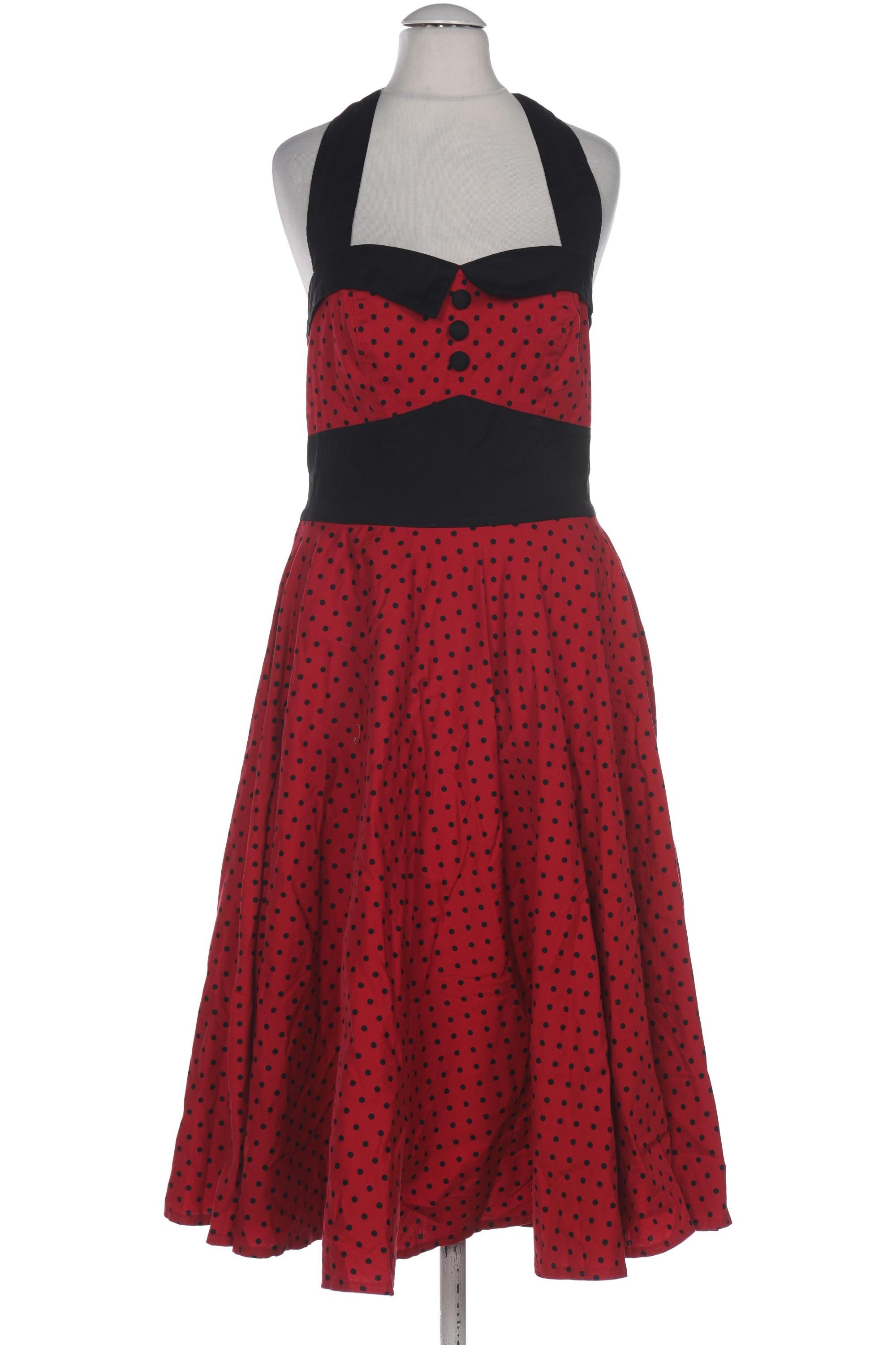 

Hell Bunny Damen Kleid, rot, Gr. 36