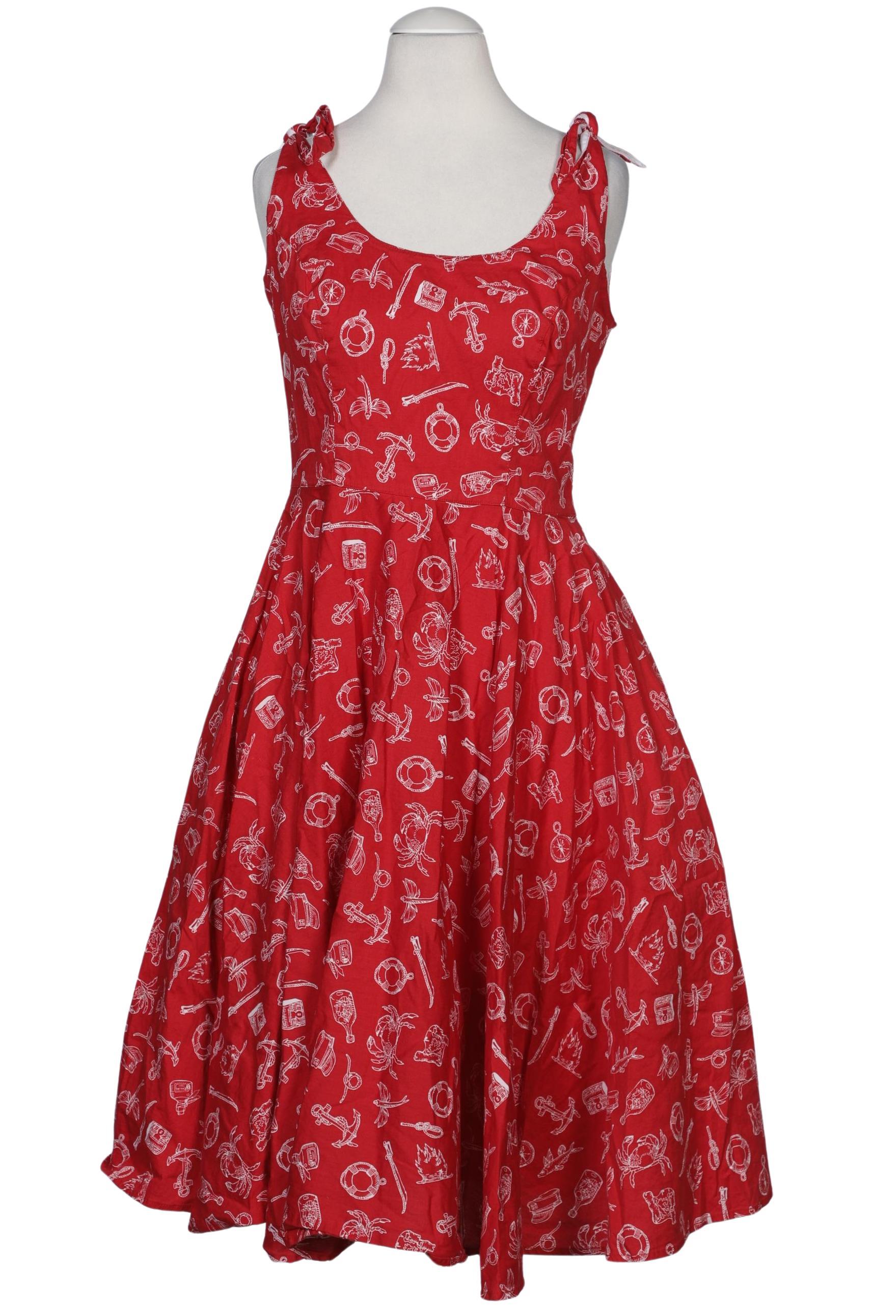 

Hell Bunny Damen Kleid, rot, Gr. 36