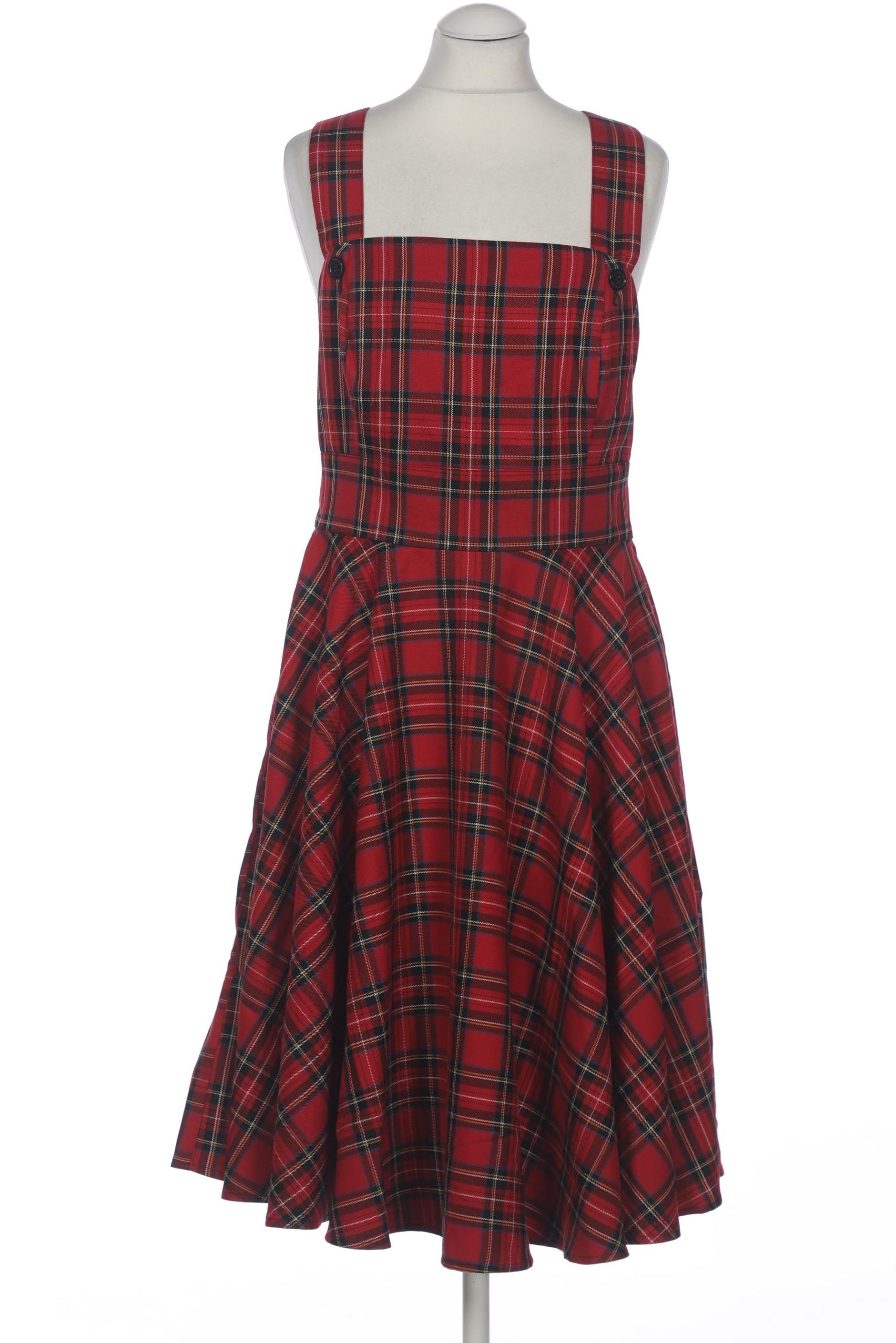 

Hell Bunny Damen Kleid, rot, Gr. 12