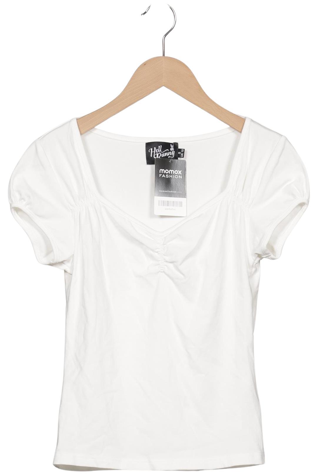 

Hell Bunny Damen T-Shirt, weiß, Gr. 10