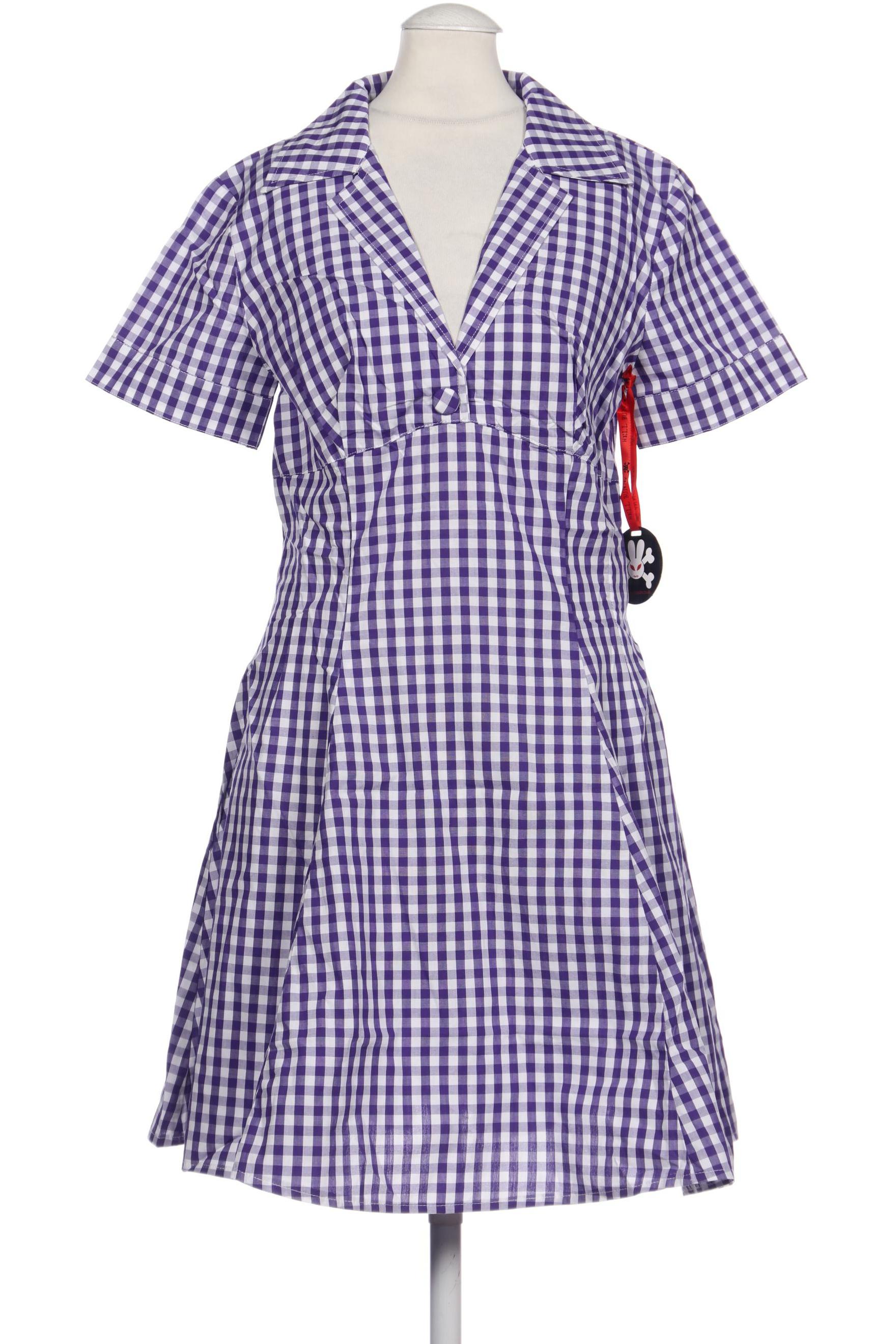 

Hell Bunny Damen Kleid, flieder, Gr. 36