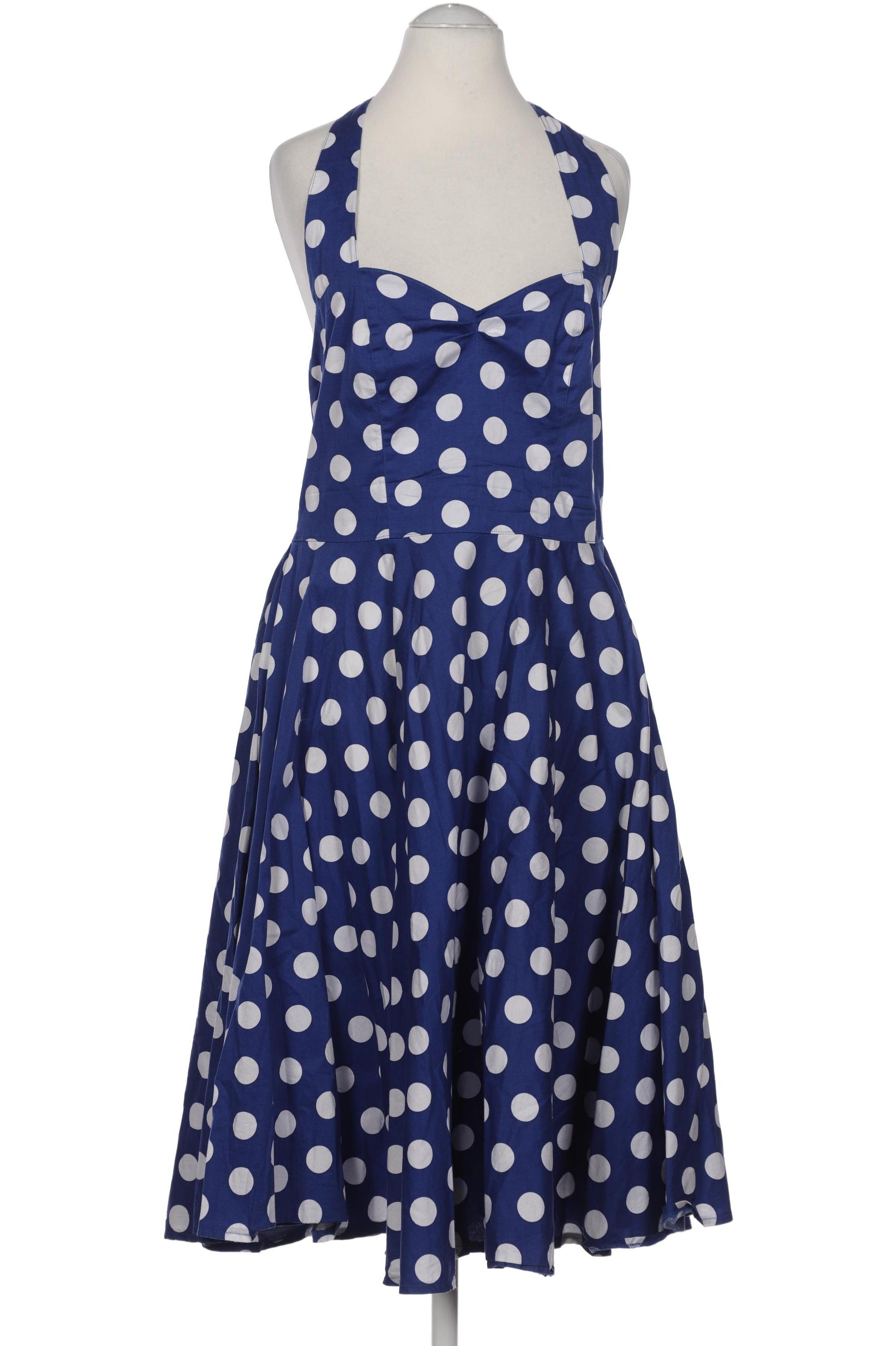 

Hell Bunny Damen Kleid, blau, Gr. 38