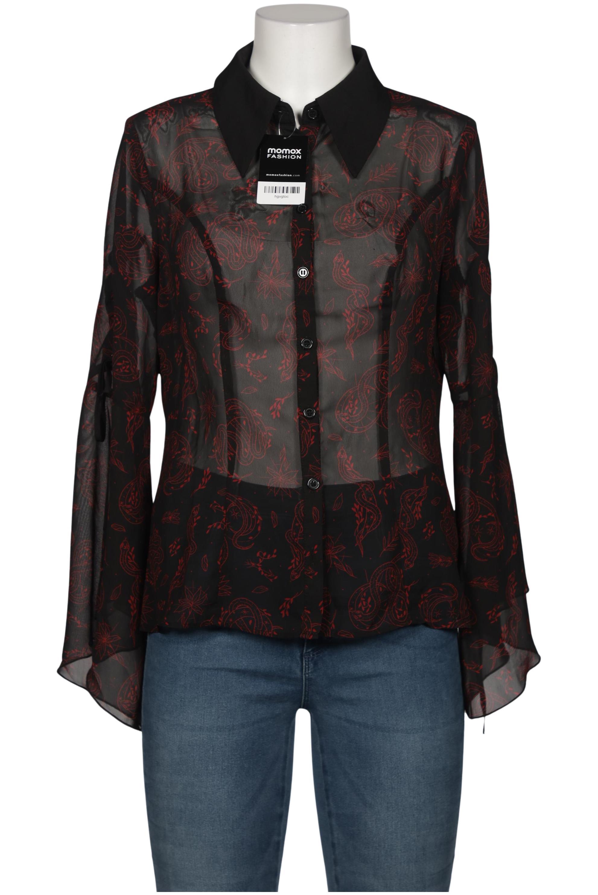 

Hell Bunny Damen Bluse, schwarz, Gr. 12