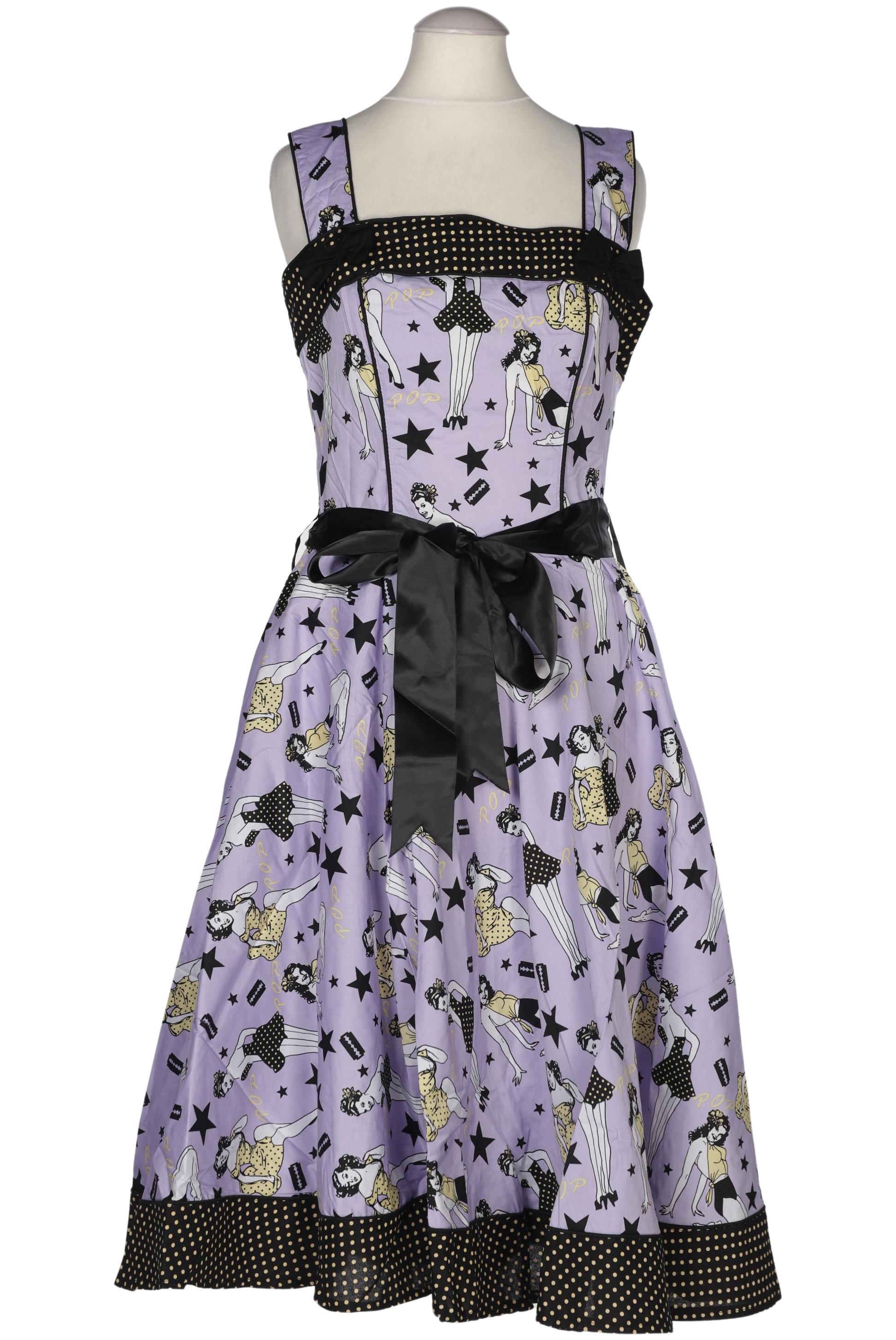 

Hell Bunny Damen Kleid, flieder, Gr. 36
