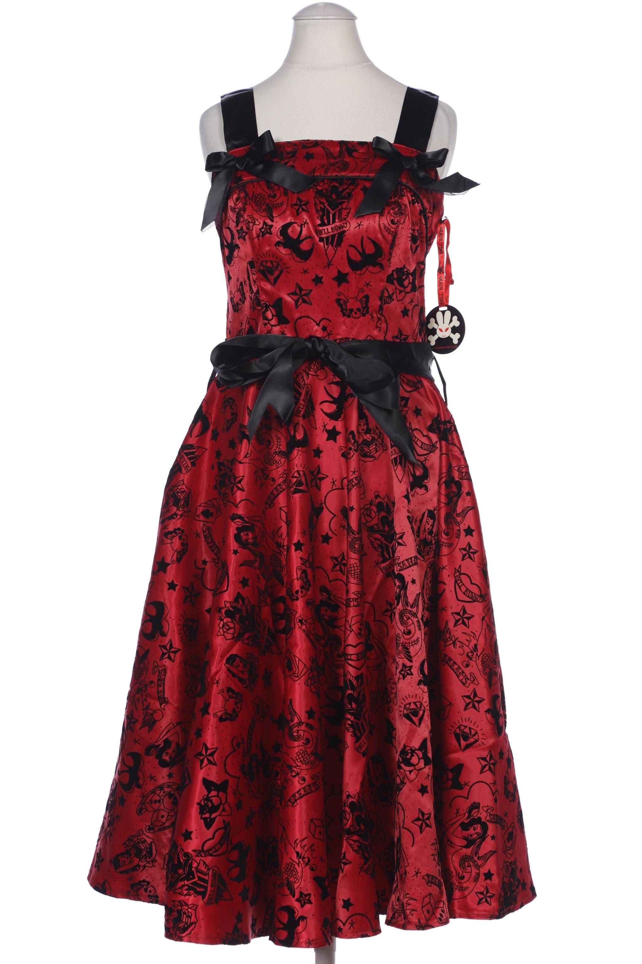 

Hell Bunny Damen Kleid, rot, Gr. 36