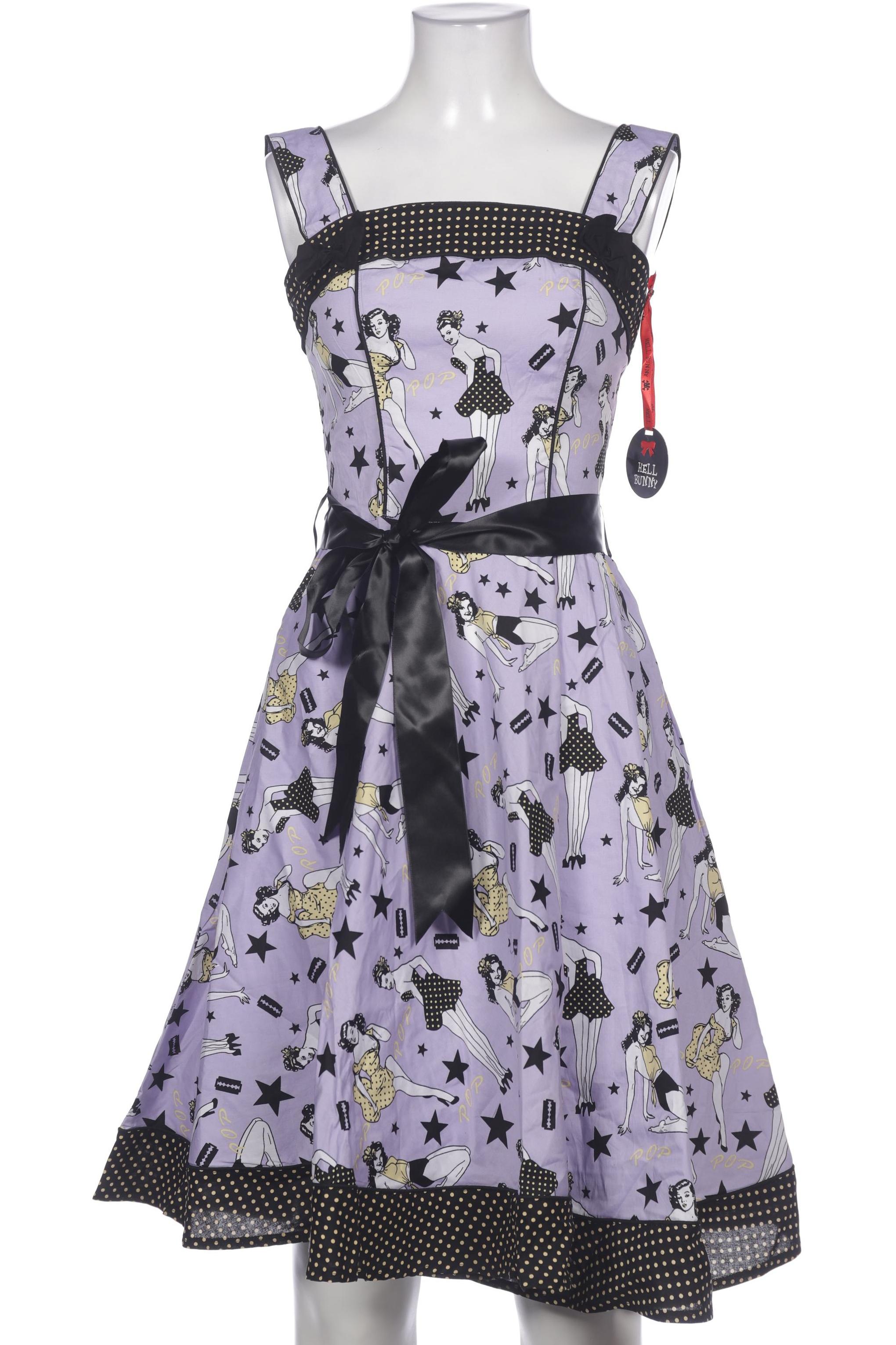 

Hell Bunny Damen Kleid, flieder, Gr. 36