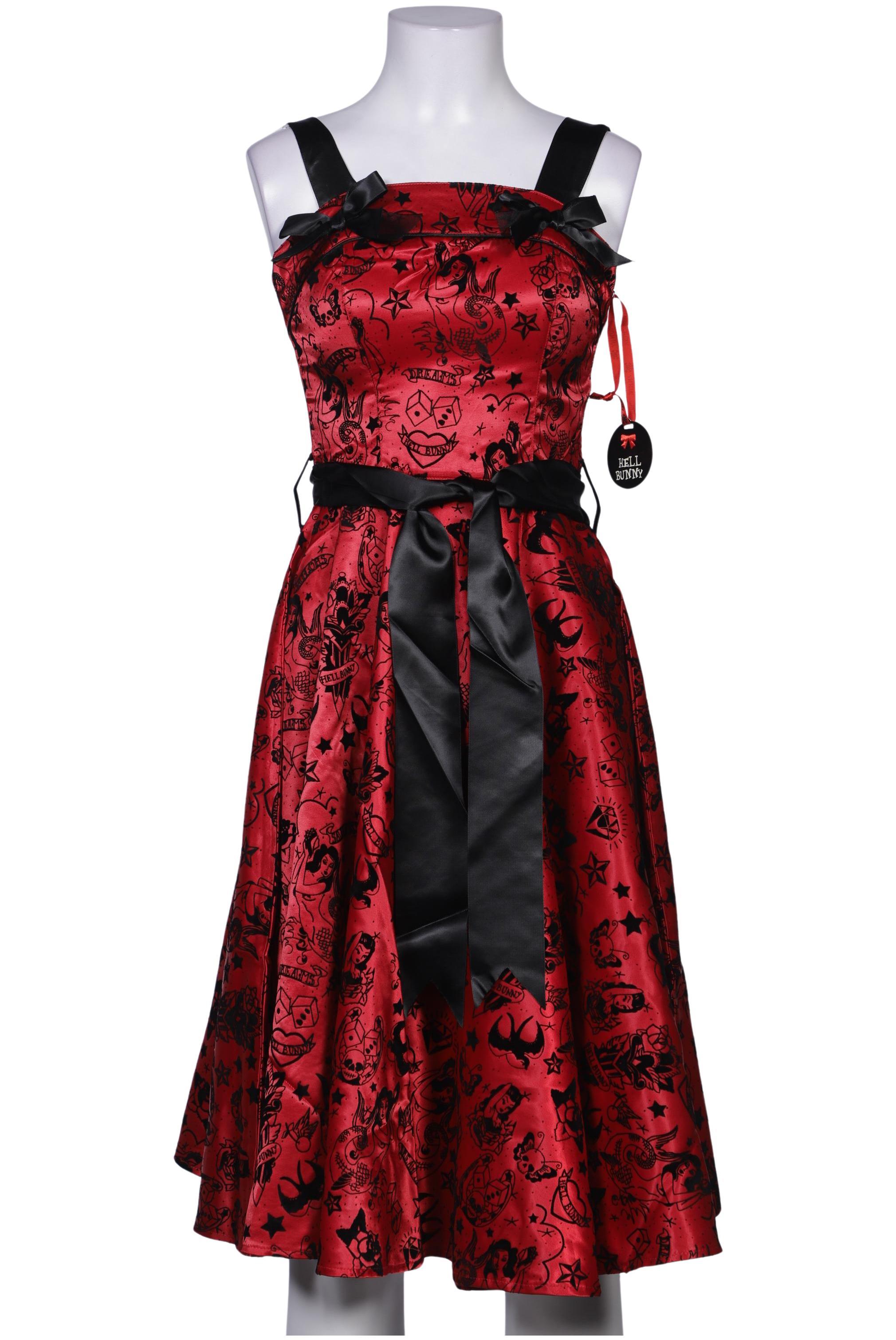 

Hell Bunny Damen Kleid, rot, Gr. 34