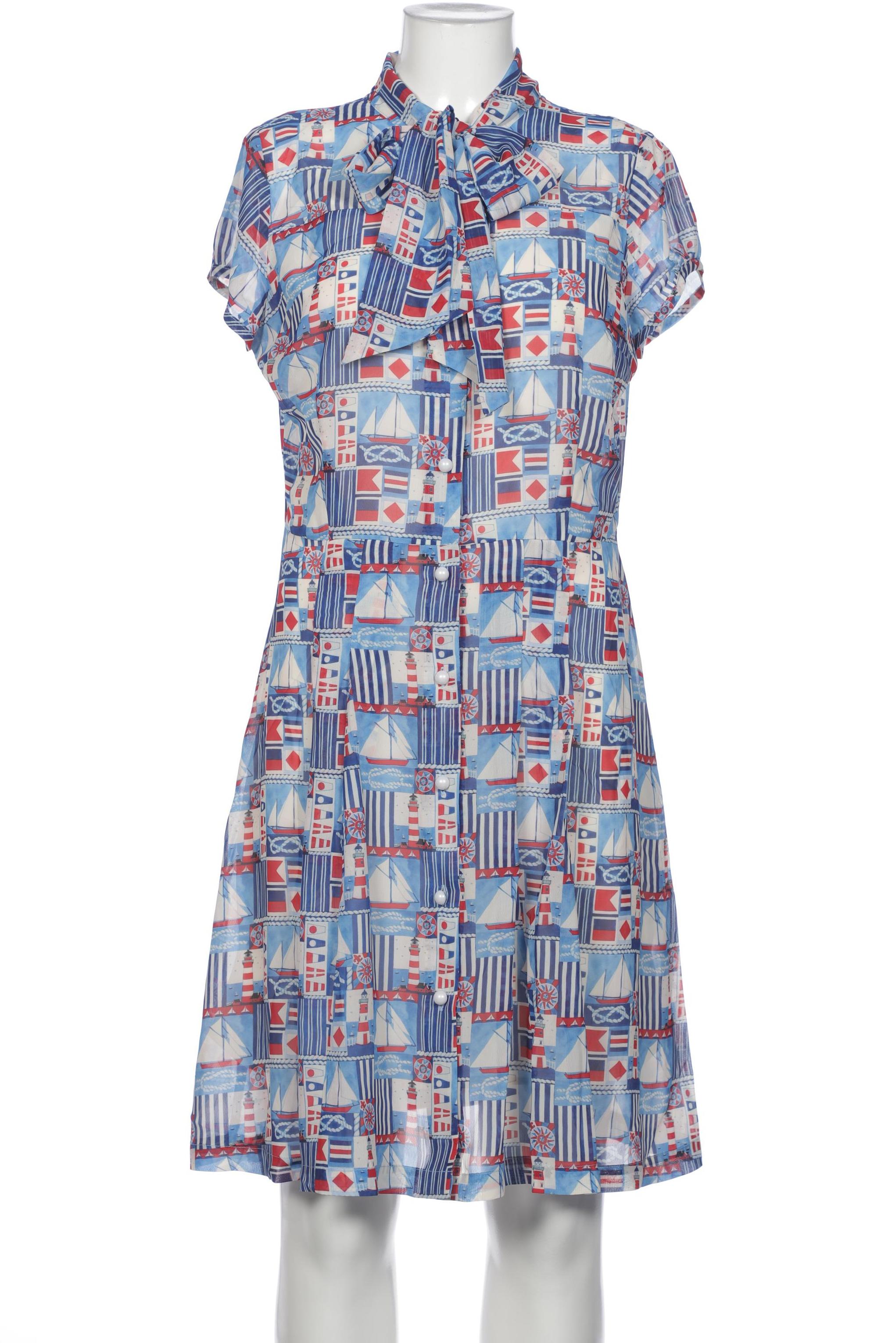 

Hell Bunny Damen Kleid, blau, Gr. 42